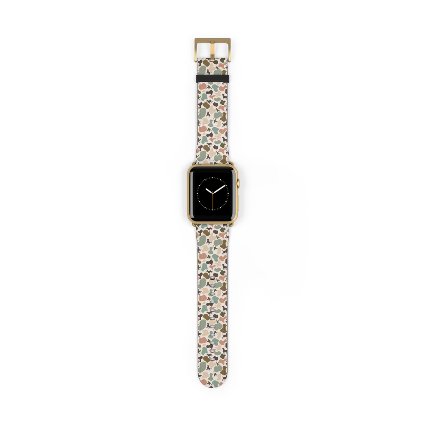 Old school camo duck and dog custom print Watch Band