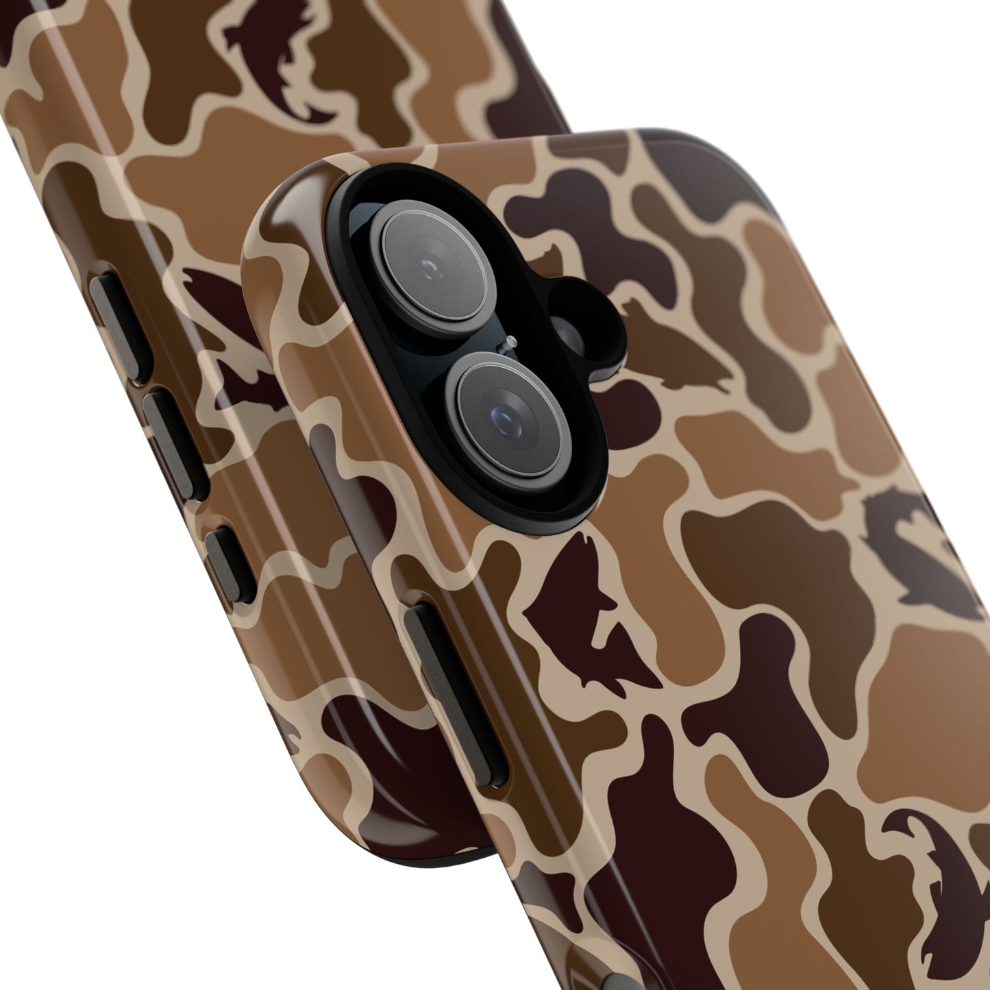 Brown Shark Camo design Tough Cases