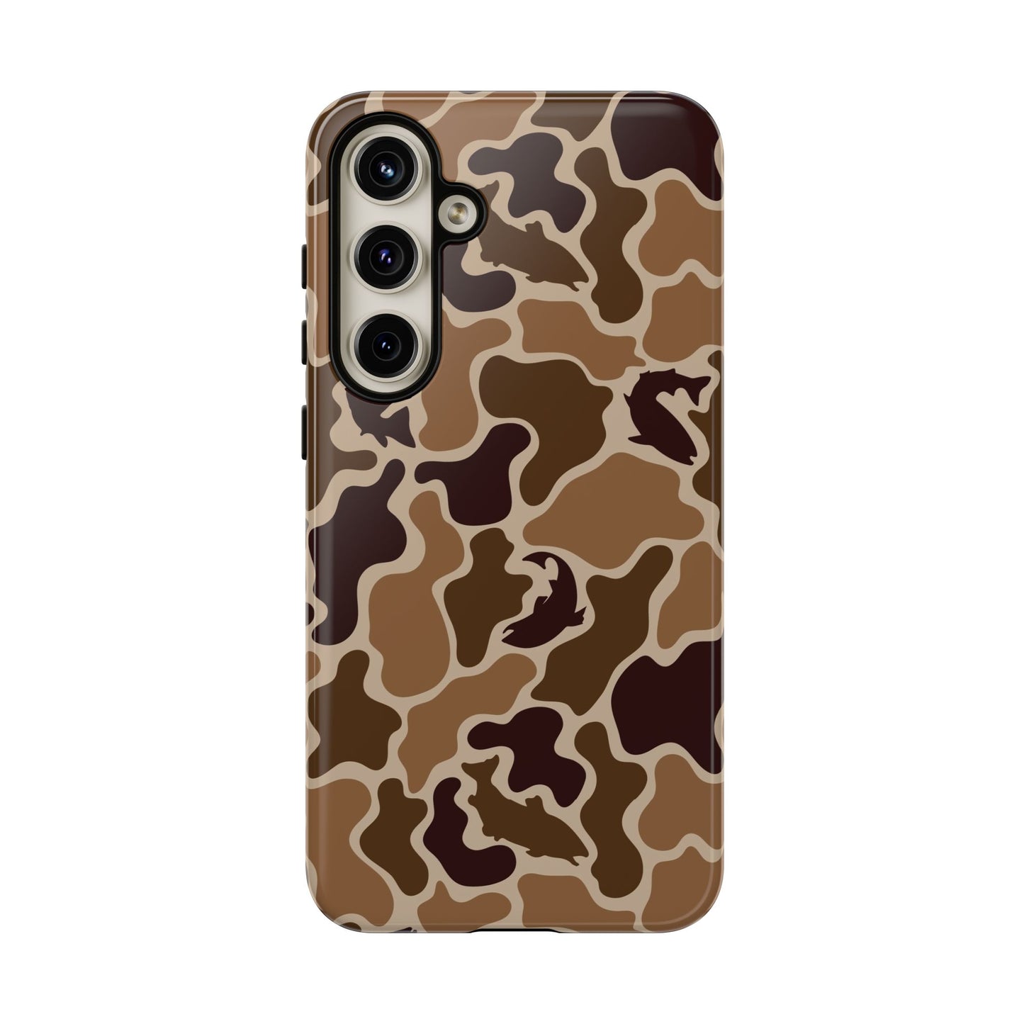 Brown Shark Camo design Tough Cases