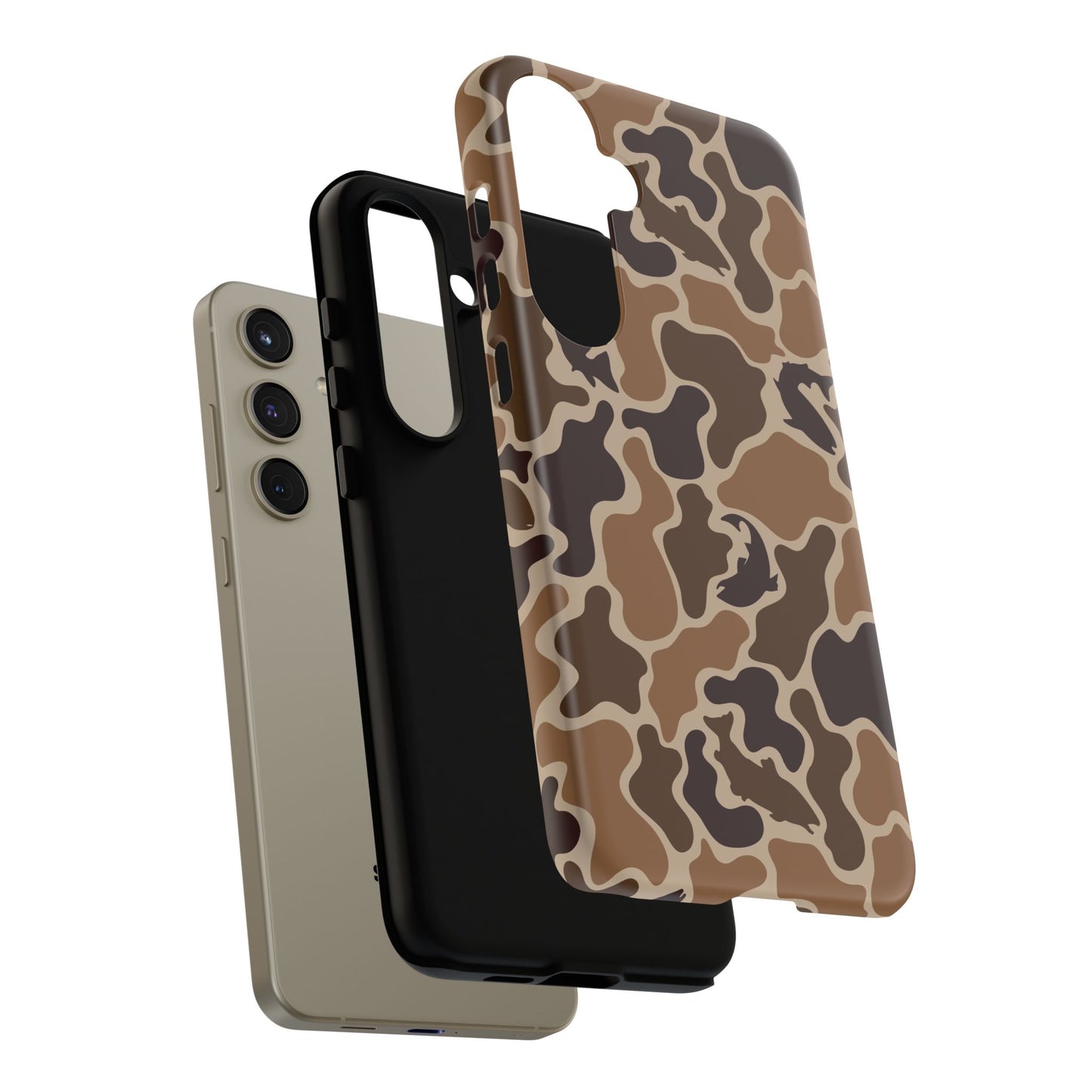 Brown Shark Camo design Tough Cases