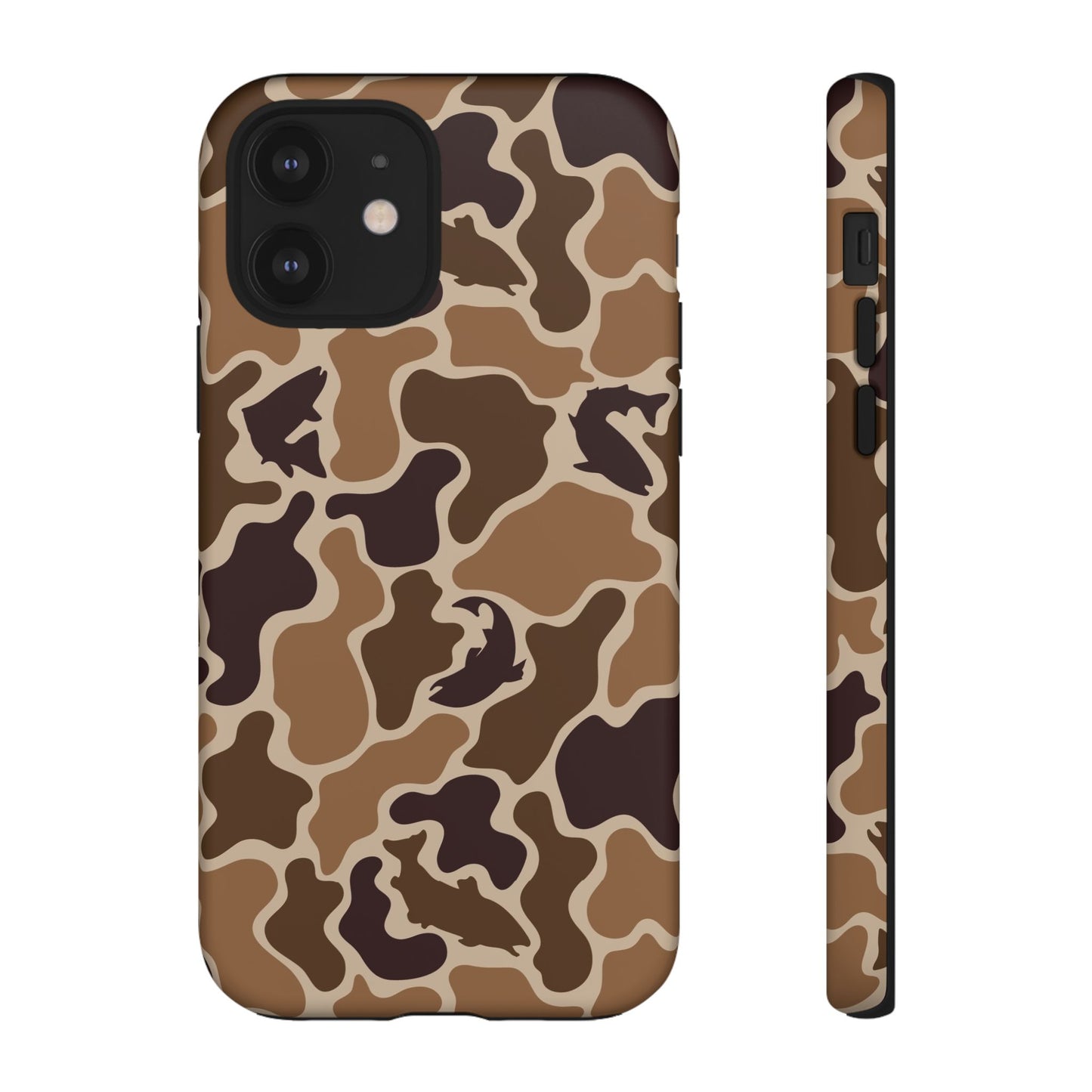 Brown Shark Camo design Tough Cases