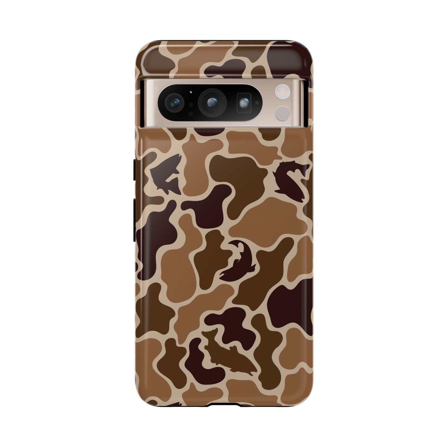 Brown Shark Camo design Tough Cases