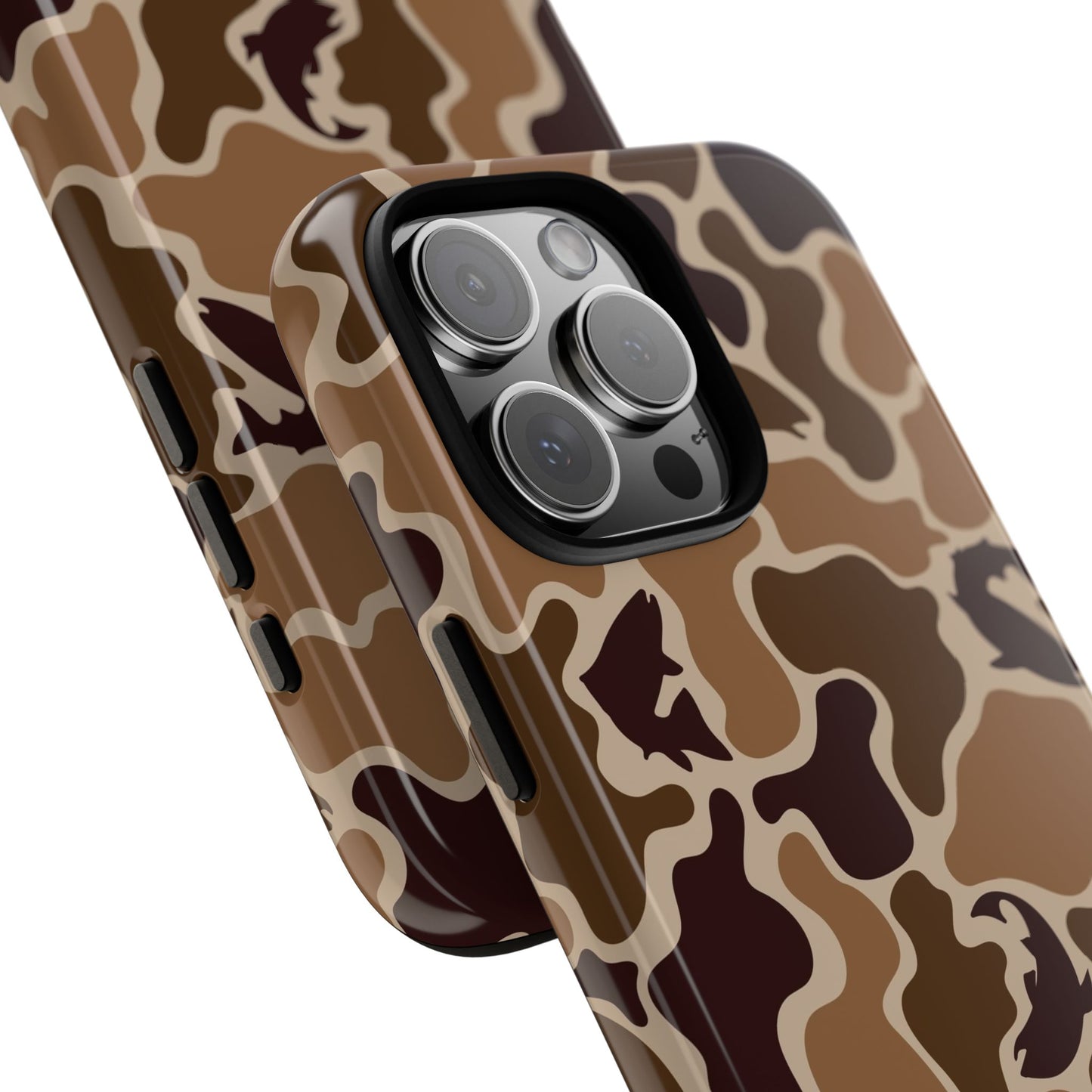 Brown Shark Camo design Tough Cases