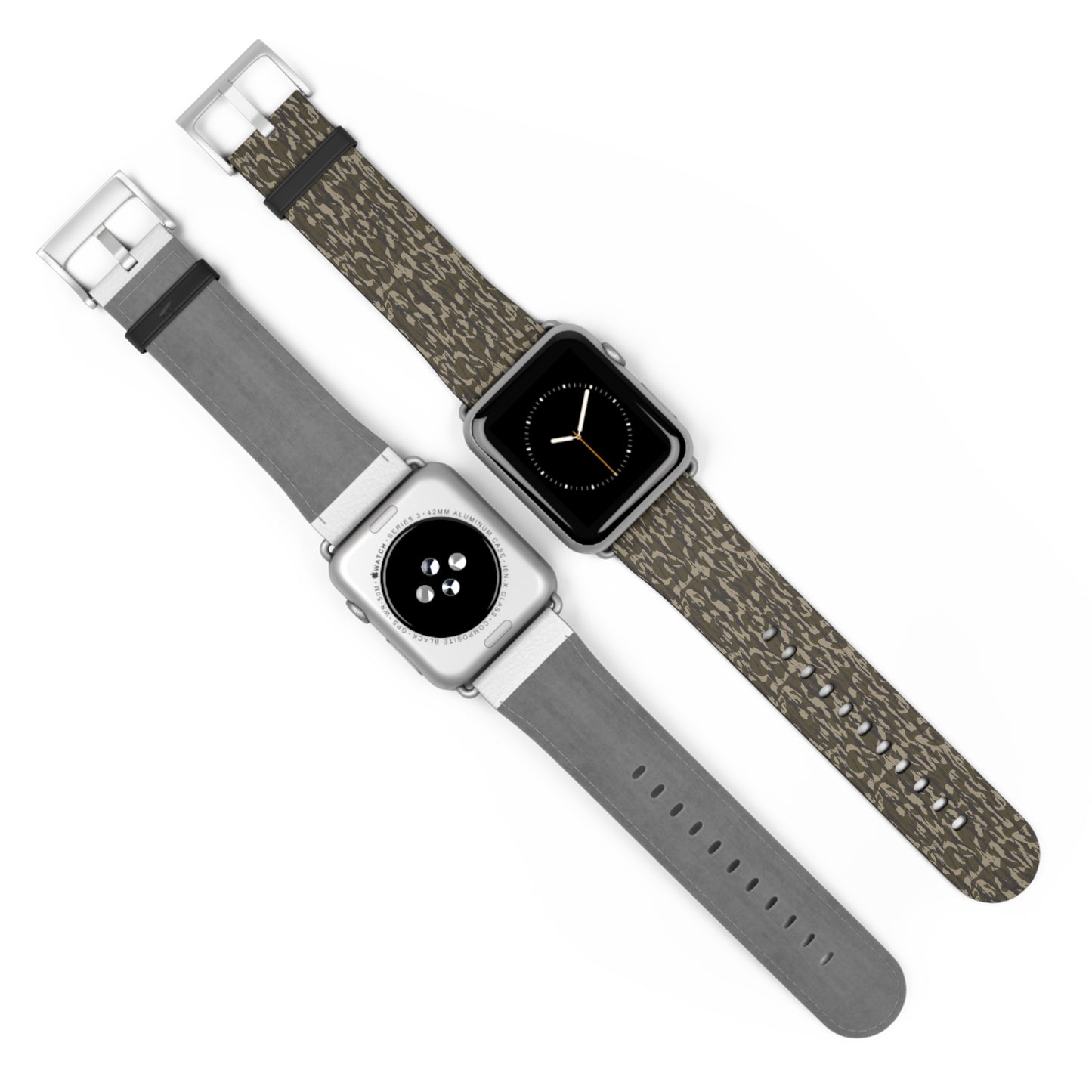 Bottomland Camo Watch Band, Trendy Accessory, Men's Gift, Unisex Style, Perfect for Outdoor Activities, Unique Fashion