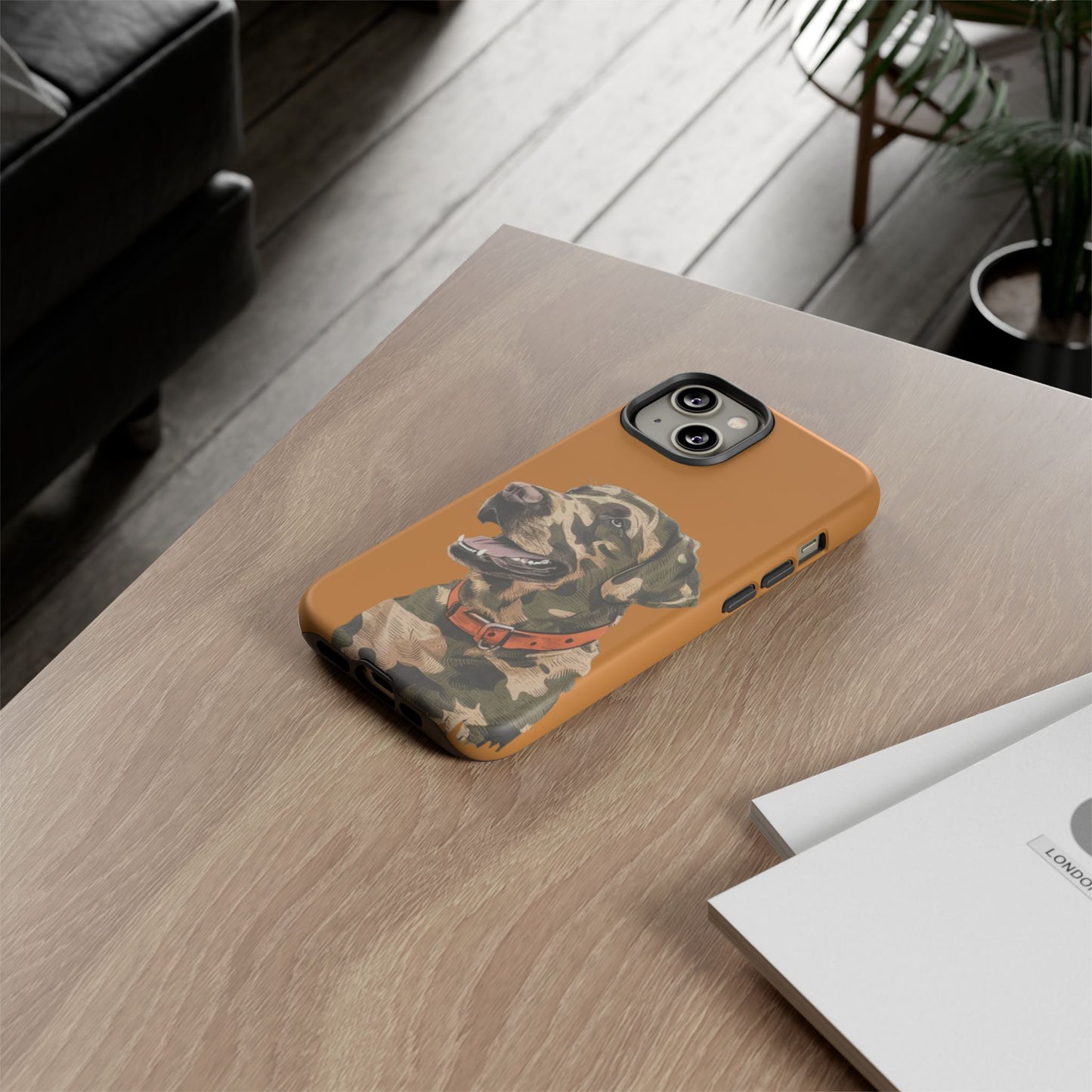 Camo Duck Dog custom design Tough Cases