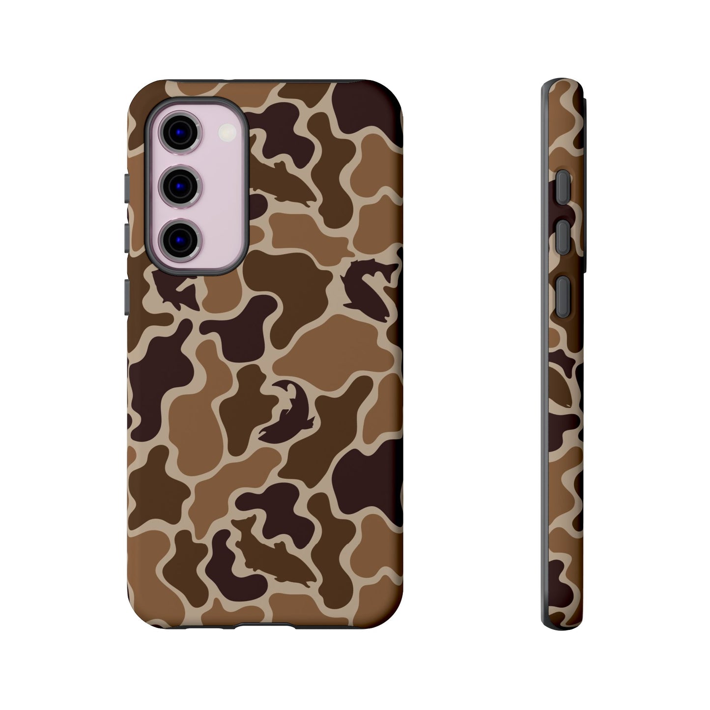Brown Shark Camo design Tough Cases