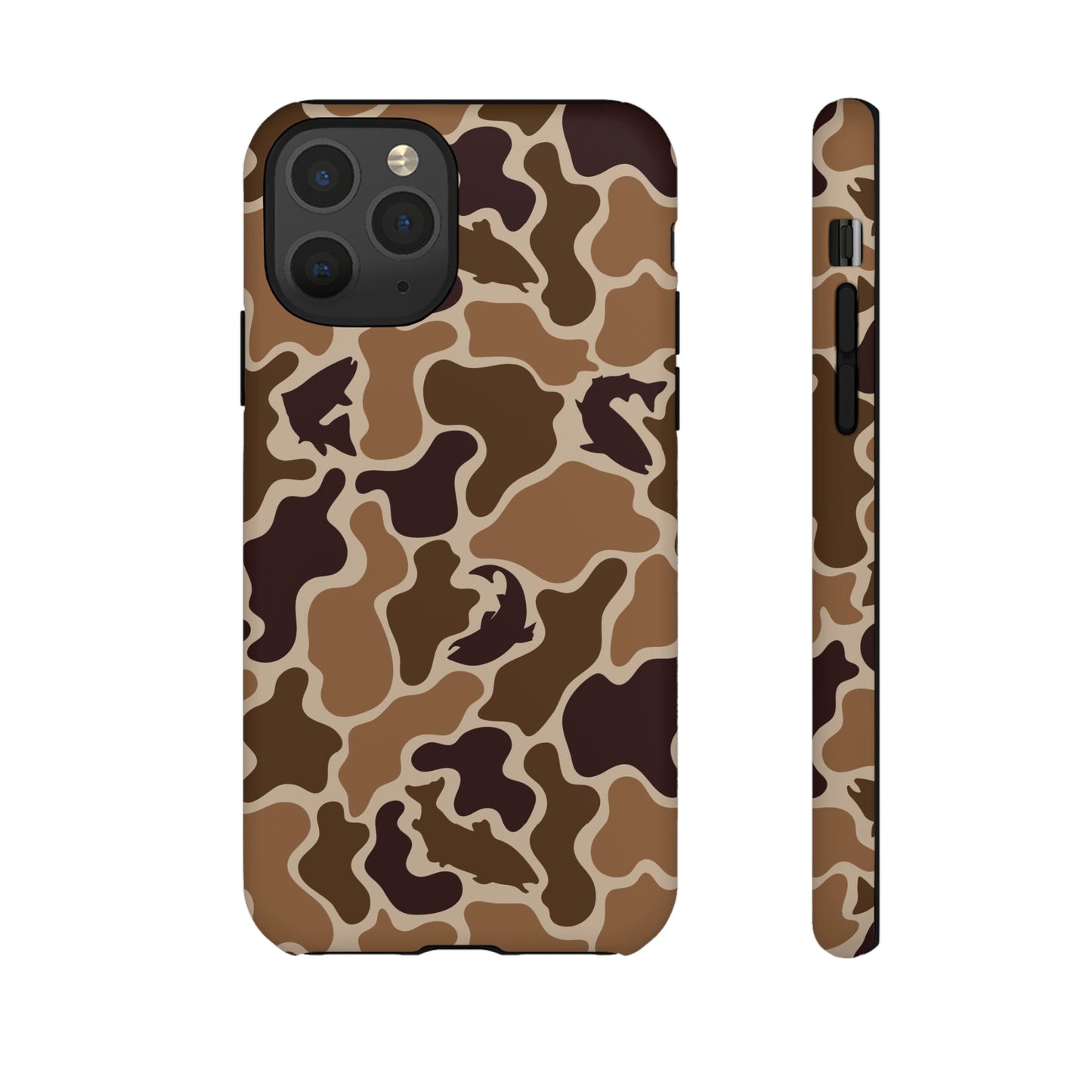 Brown Shark Camo design Tough Cases