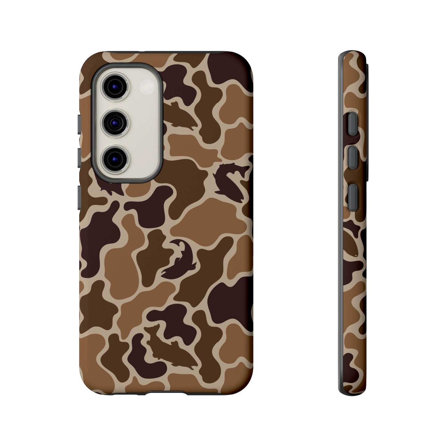 Brown Shark Camo design Tough Cases
