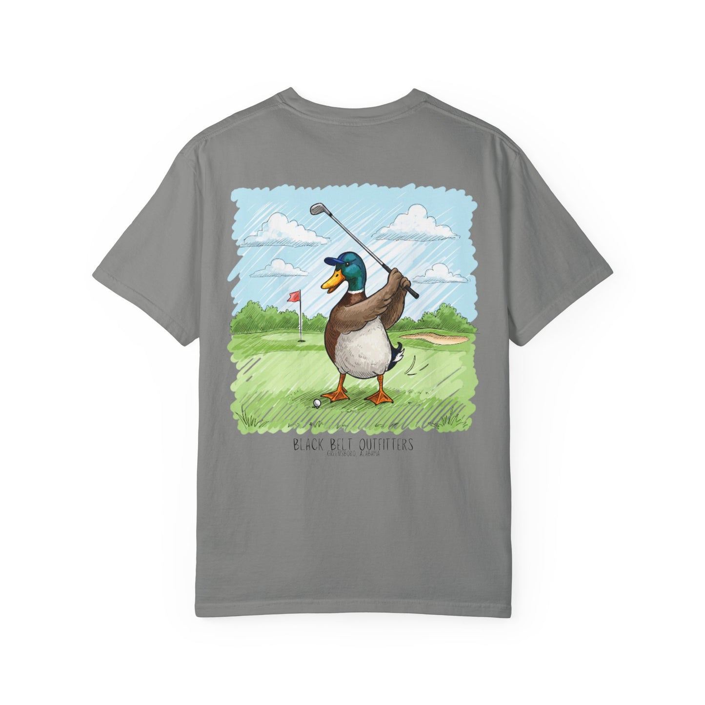 Golfing Duck Unisex T-Shirt, Perfect for Gifts, Father's Day, Golf Events, Casual Wear, Comfortable Tee