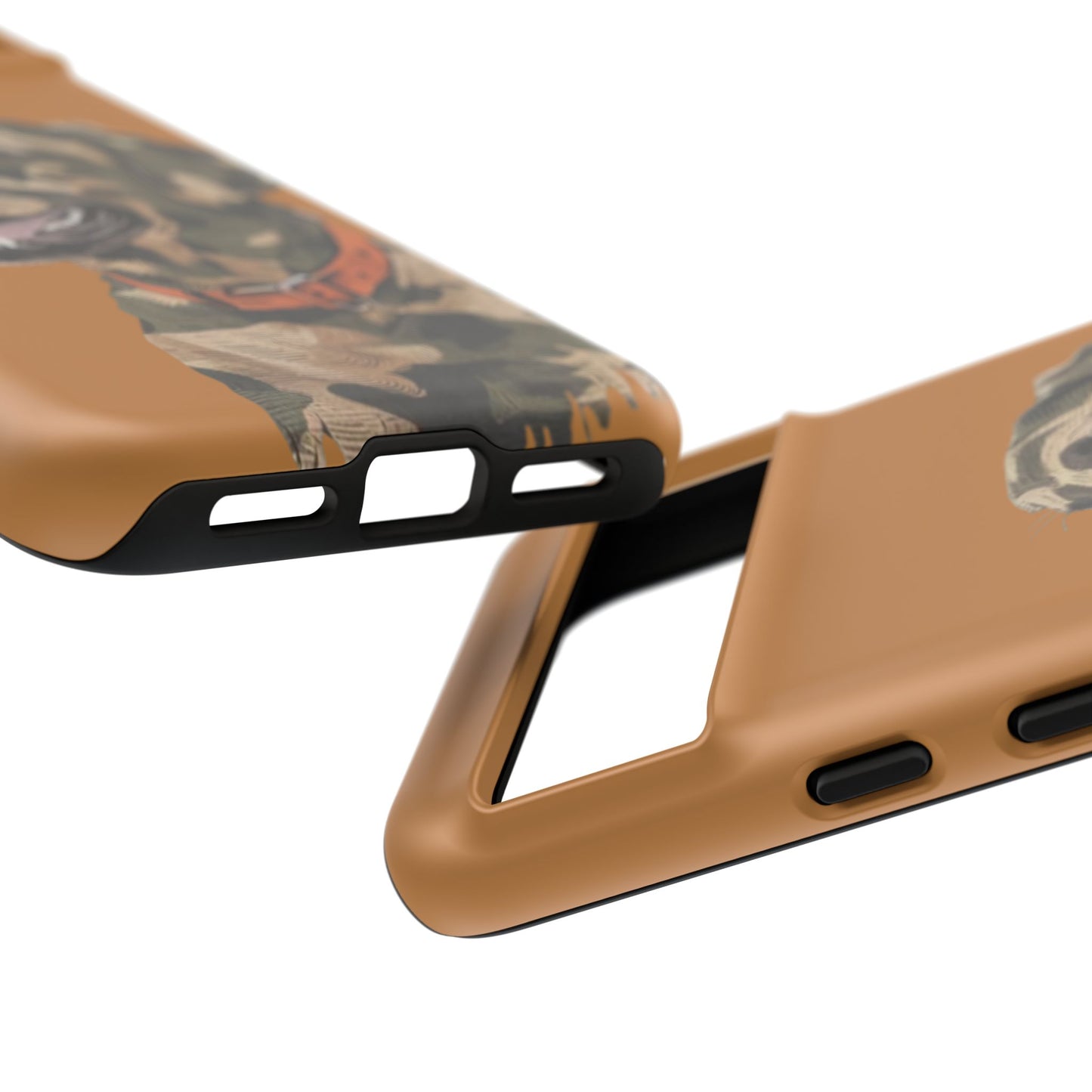 Camo Duck Dog custom design Tough Cases