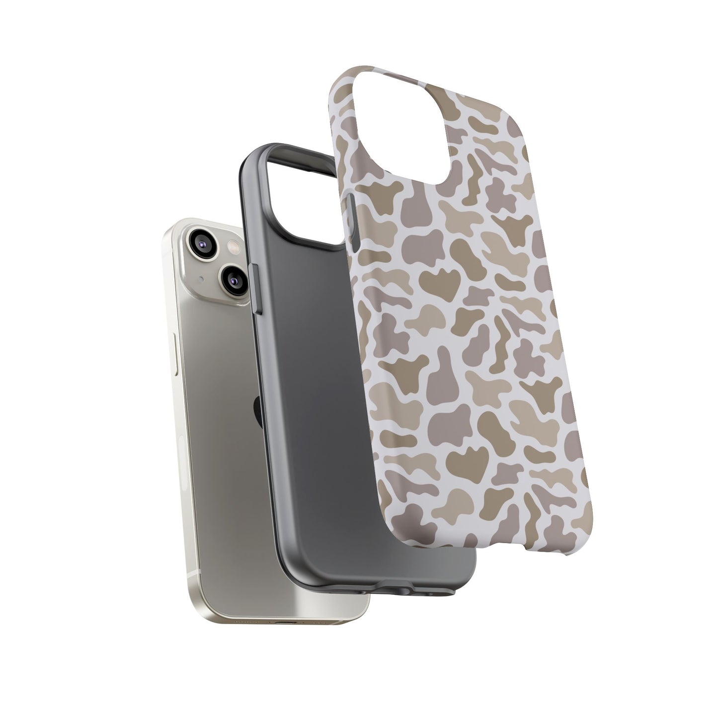 Grey Camo custom design Tough Cases
