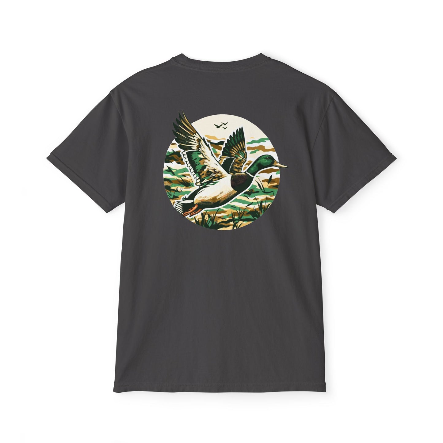 Black belt outfitters, duck hunting custom design hunting Unisex Garment-Dyed Pocket T-Shirt