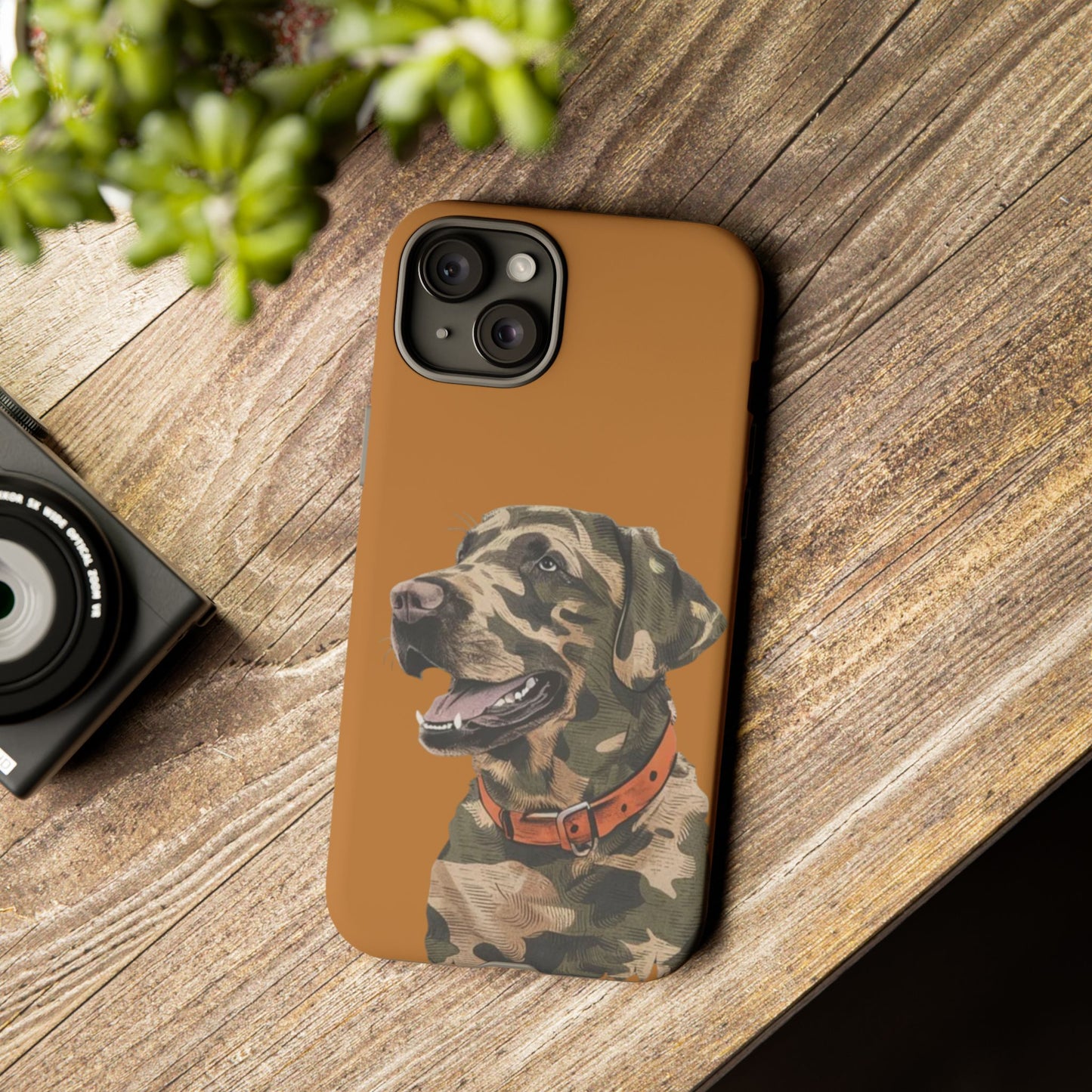 Camo Duck Dog custom design Tough Cases