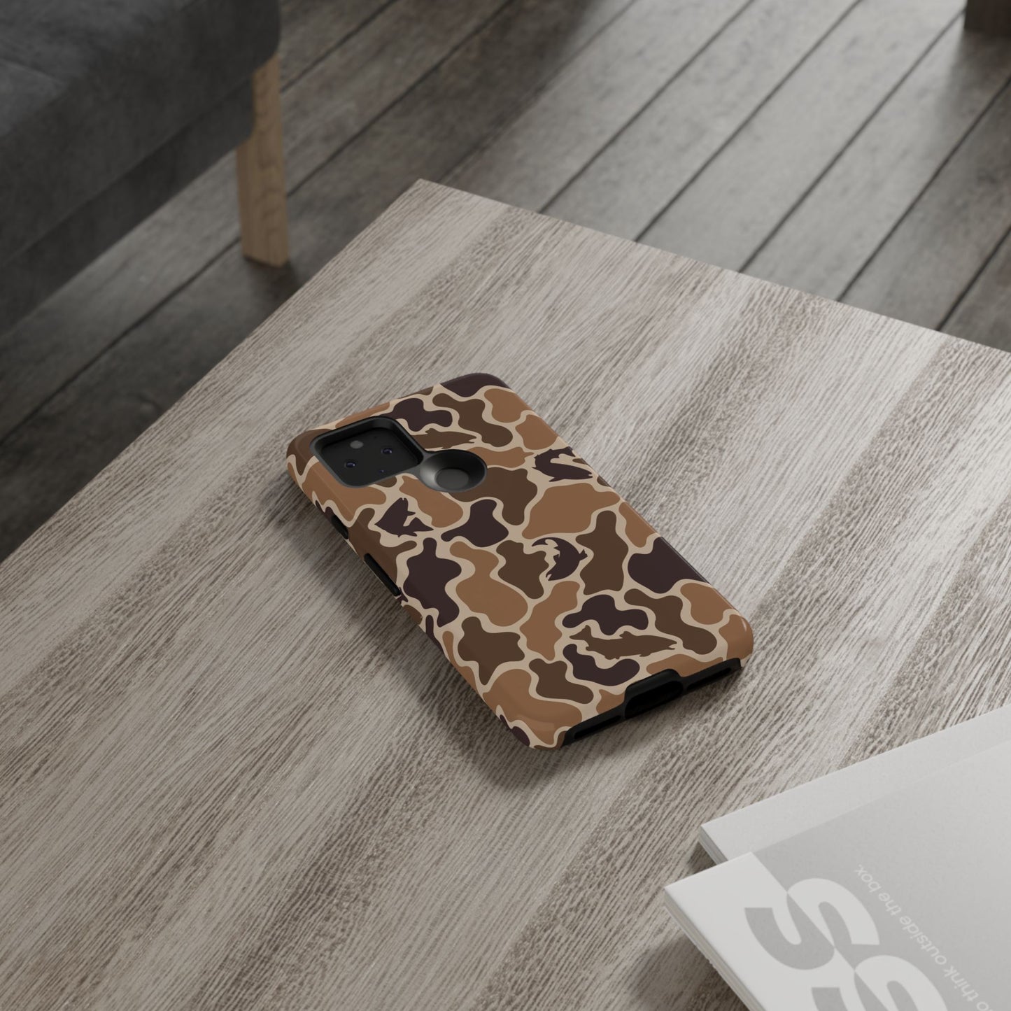 Brown Shark Camo design Tough Cases