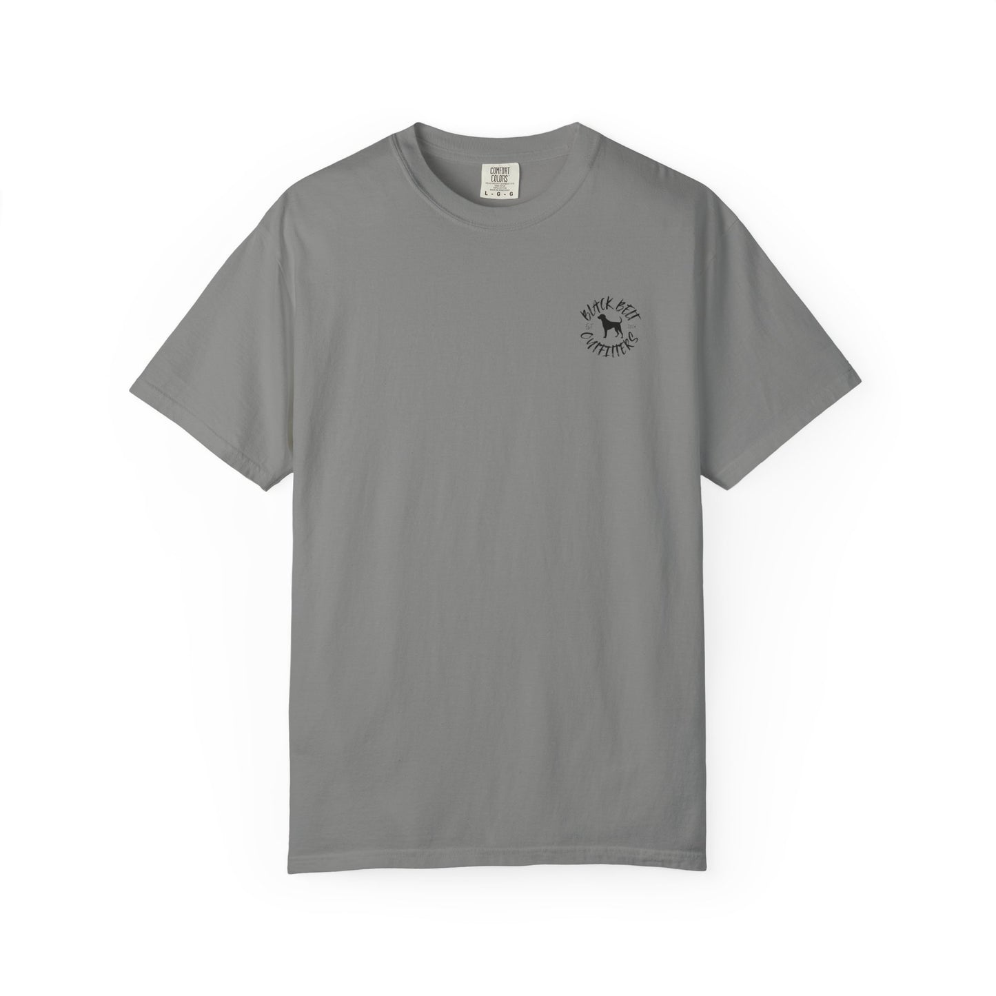 Black Belt Outfitters Camo Logo Unisex Garment-Dyed Pocket T-Shirt