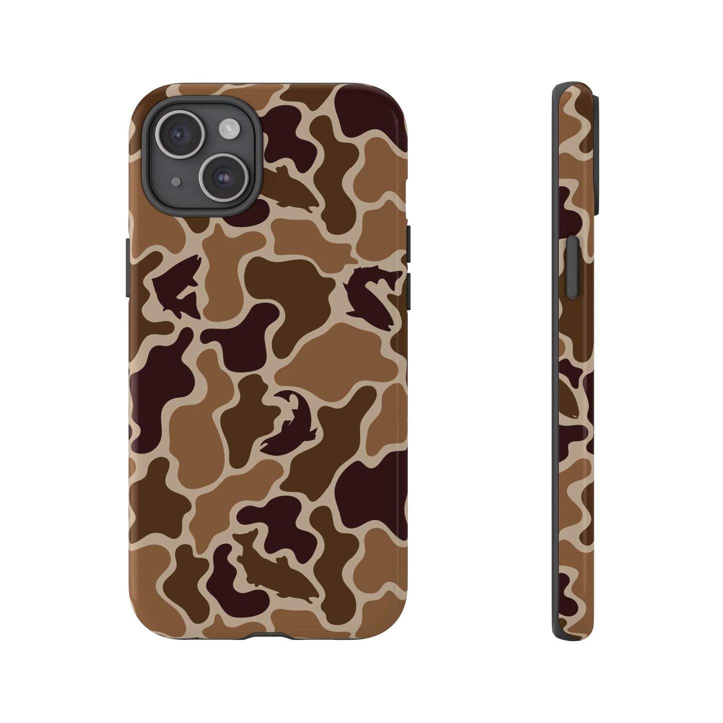 Brown Shark Camo design Tough Cases