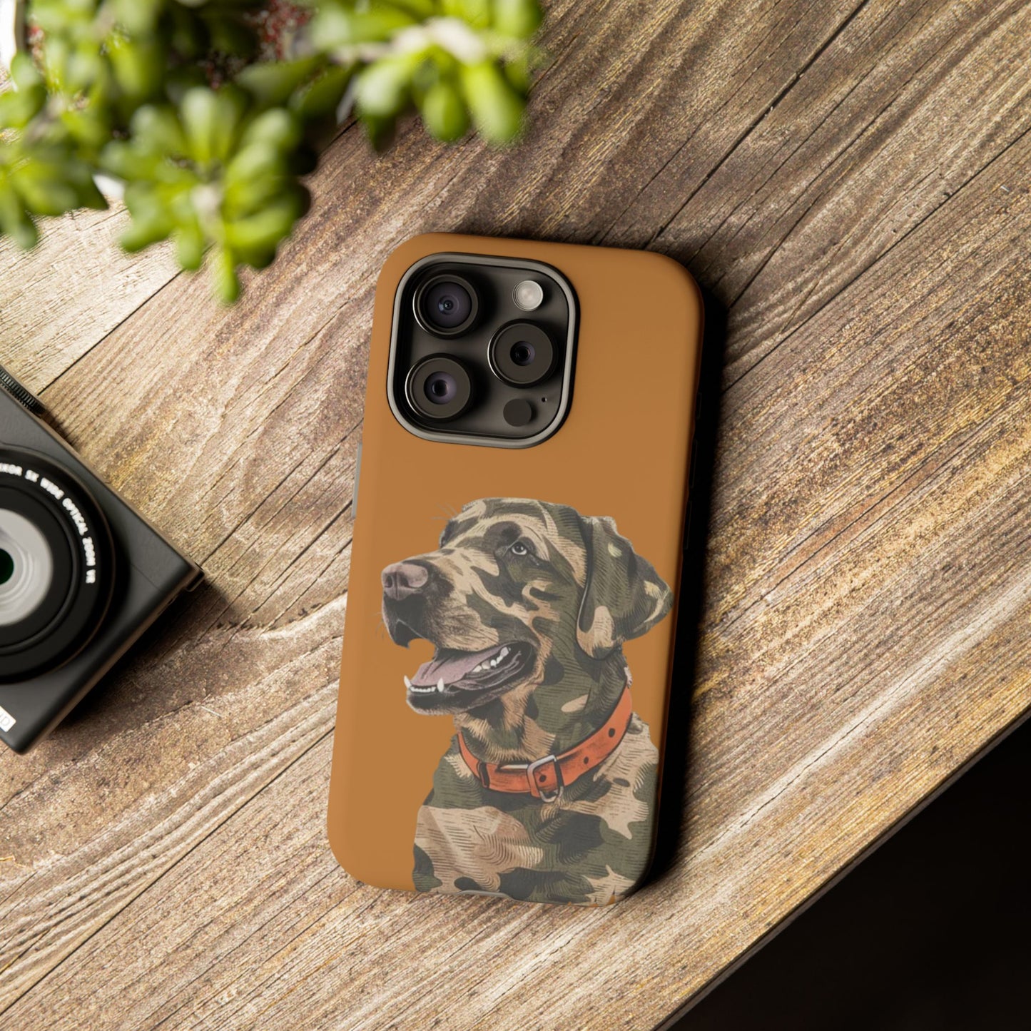 Camo Duck Dog custom design Tough Cases