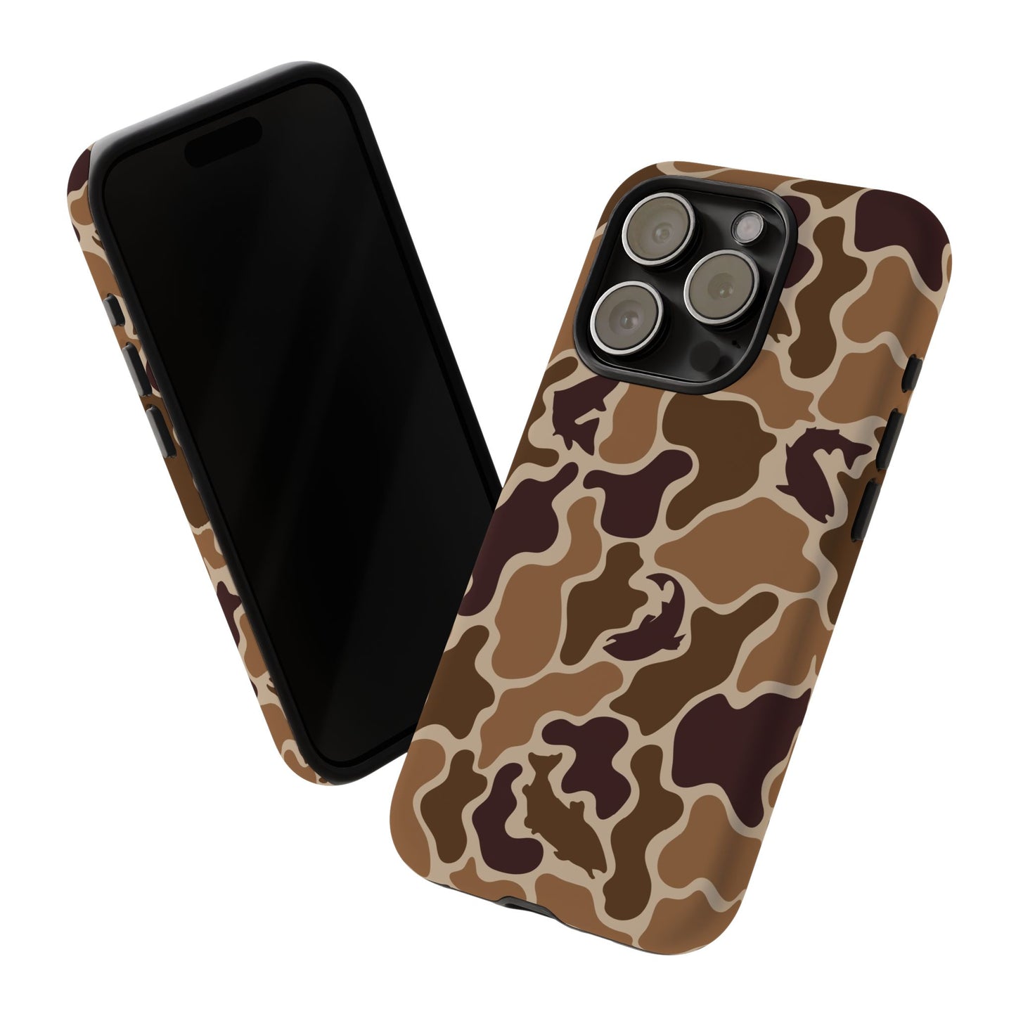 Brown Shark Camo design Tough Cases