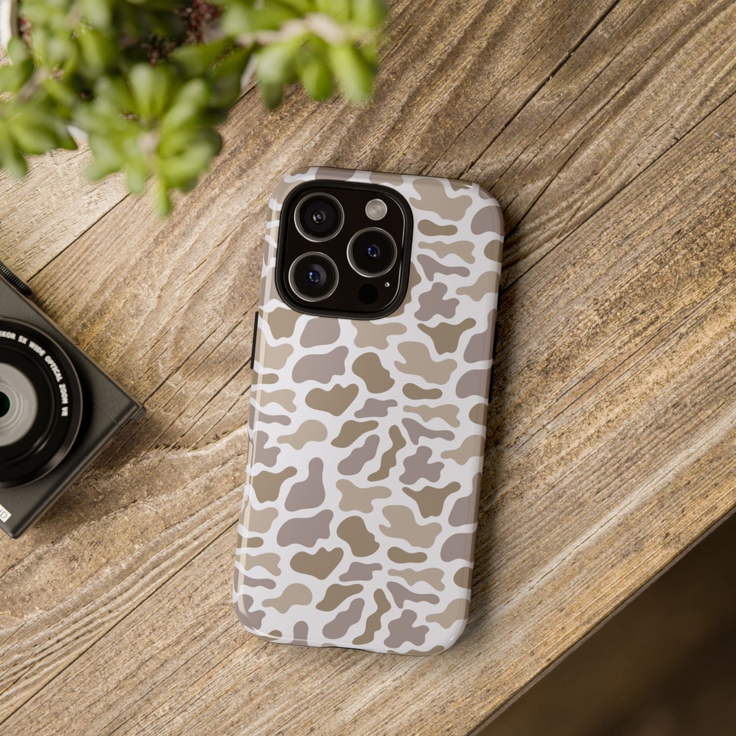 Grey Camo custom design Tough Cases