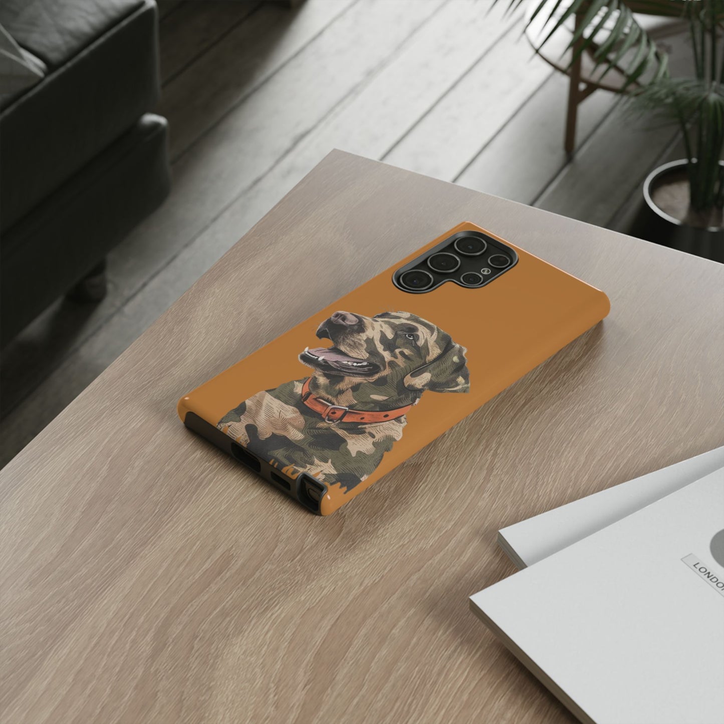 Camo Duck Dog custom design Tough Cases