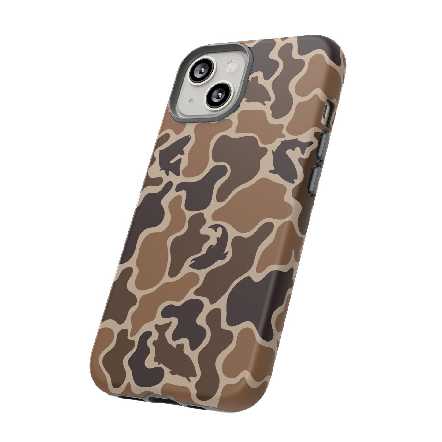 Brown Shark Camo design Tough Cases