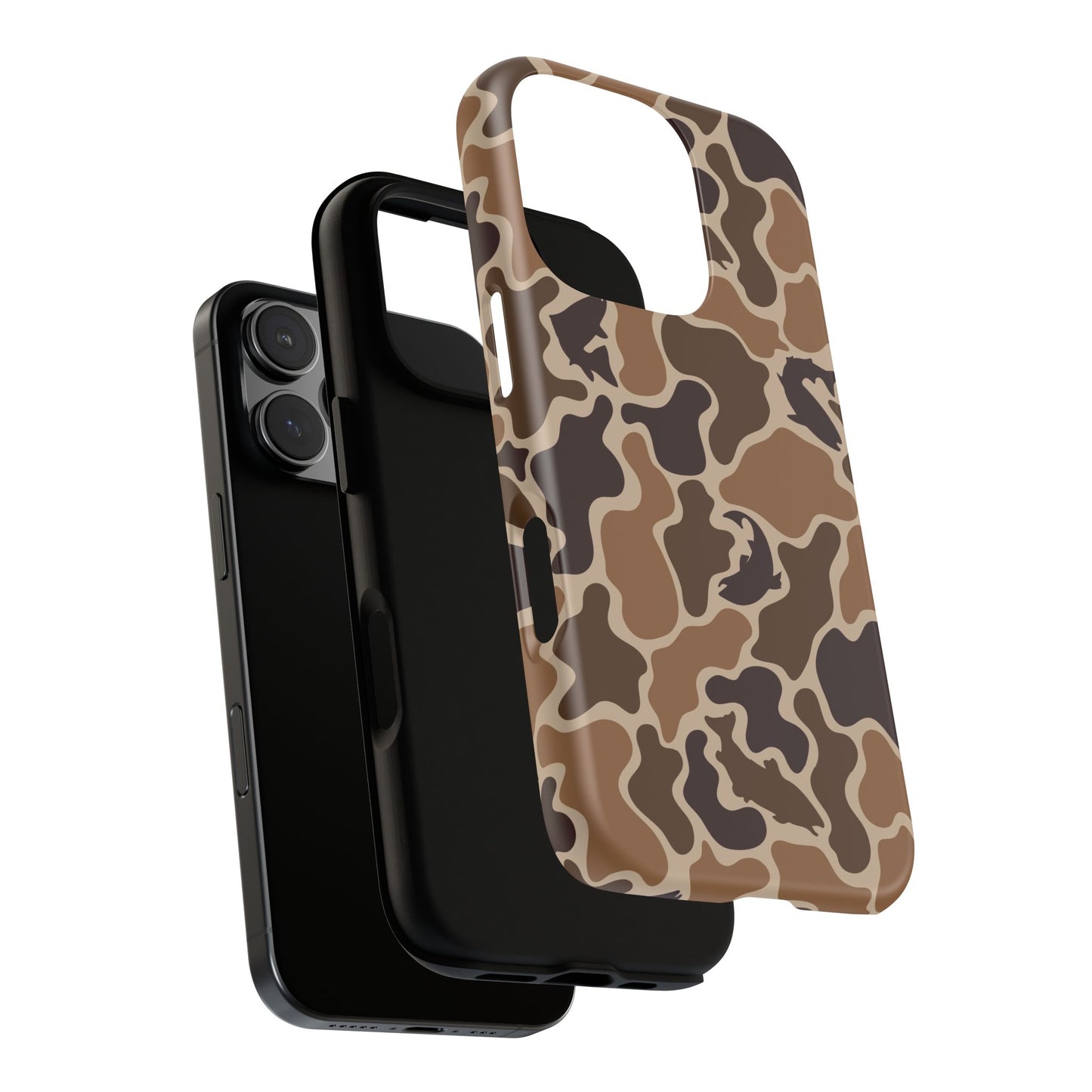 Brown Shark Camo design Tough Cases