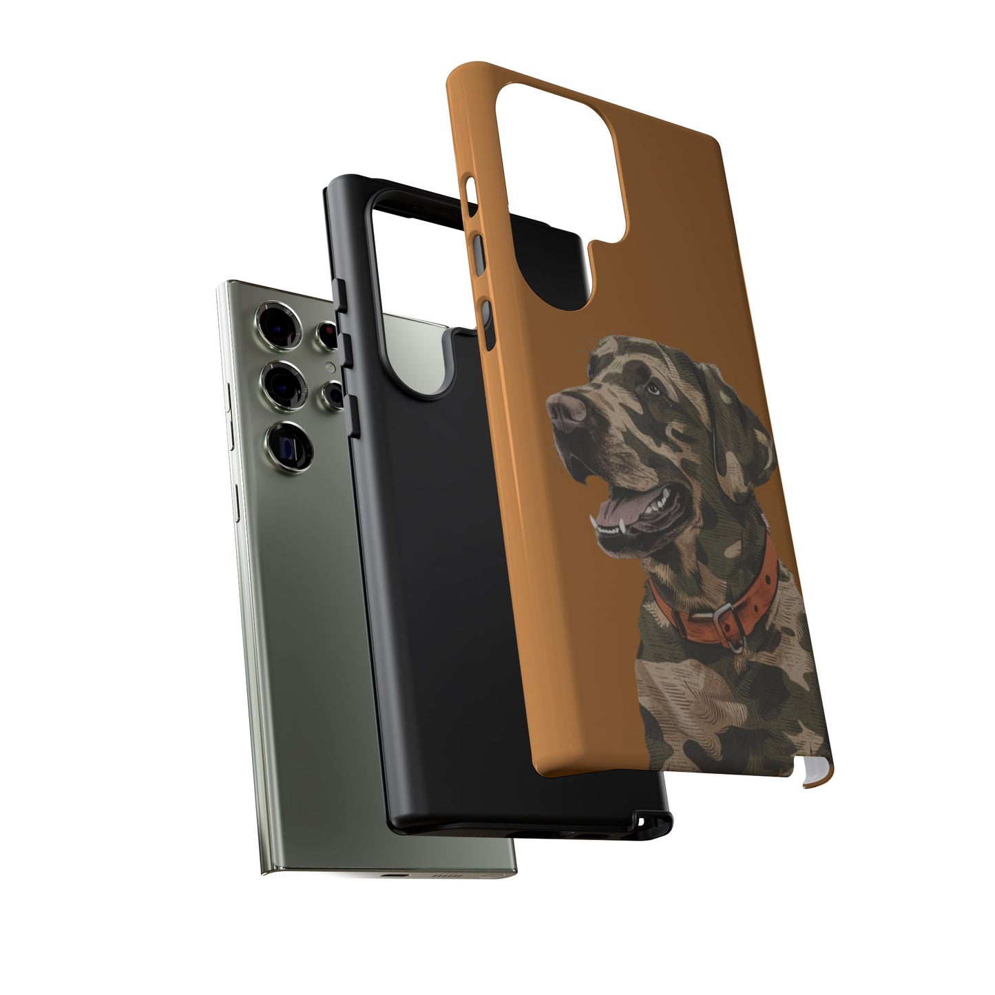 Camo Duck Dog custom design Tough Cases