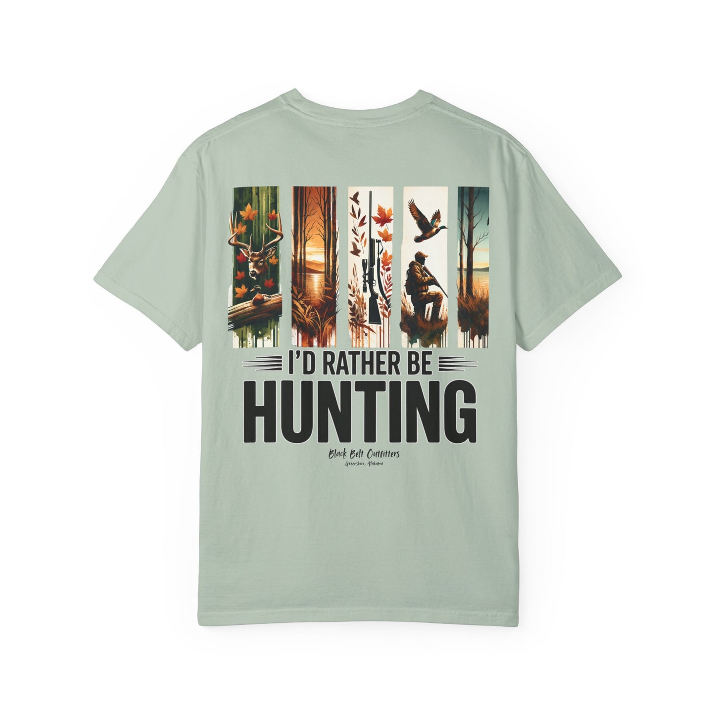 I Would Rather Be Hunting Unisex T-Shirt, Perfect for Gifts, Father's Day, Golf Events, Casual Wear, Comfortable Tee