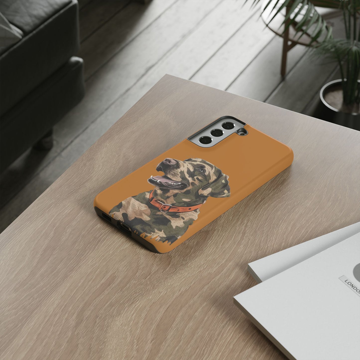 Camo Duck Dog custom design Tough Cases