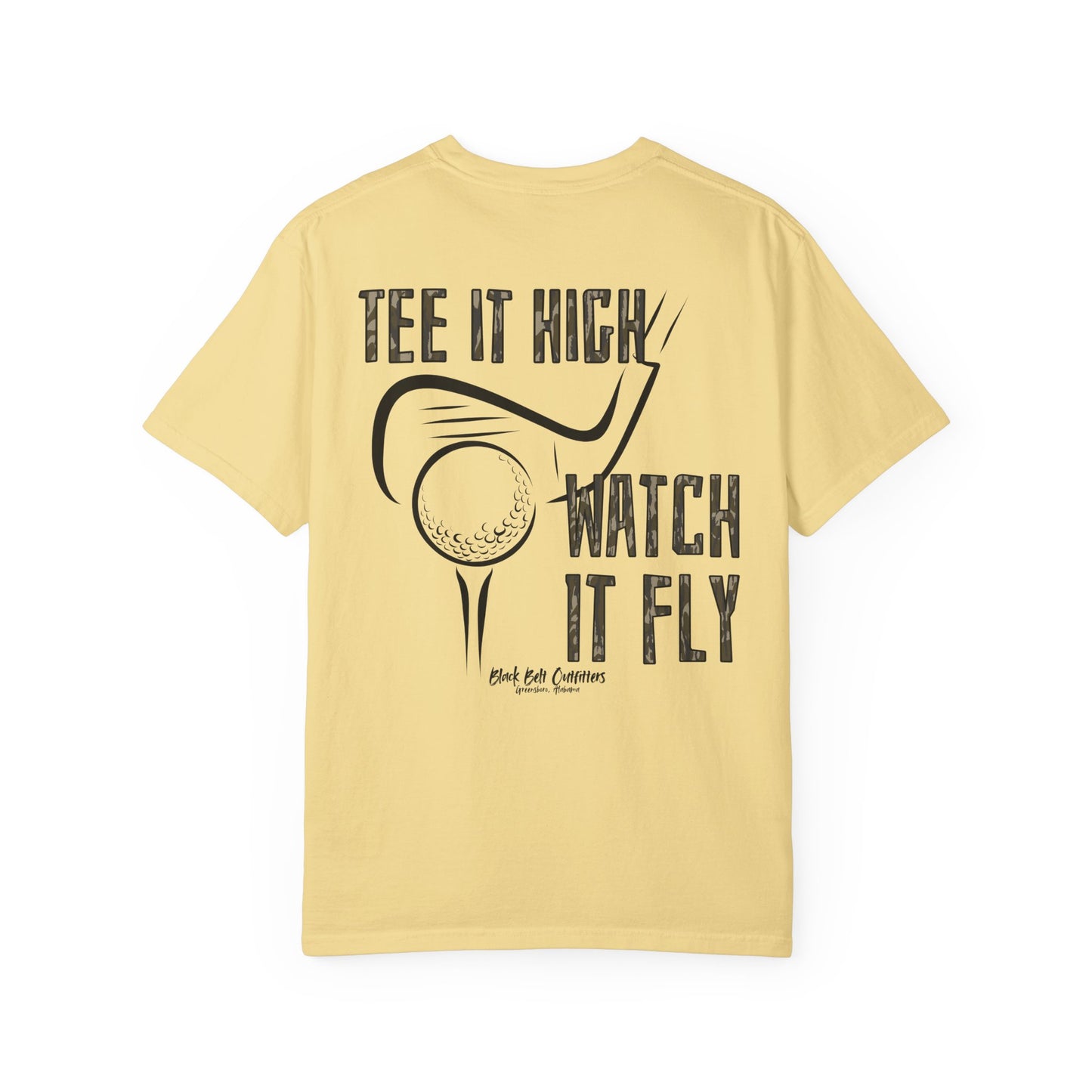 Tee It High Watch It Fly Unisex T-Shirt, Perfect for Gifts, Father's Day, Golf Events, Casual Wear, Comfortable Tee