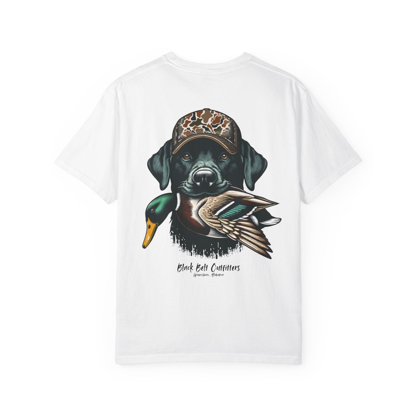 BLACK LAB CAMO Hat Unisex Garment-Dyed Pocket T-Shirt