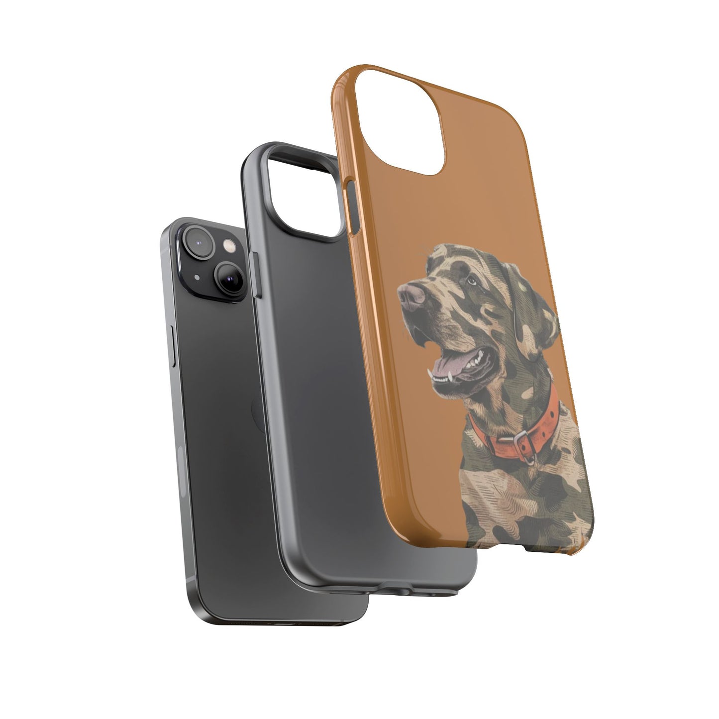 Camo Duck Dog custom design Tough Cases
