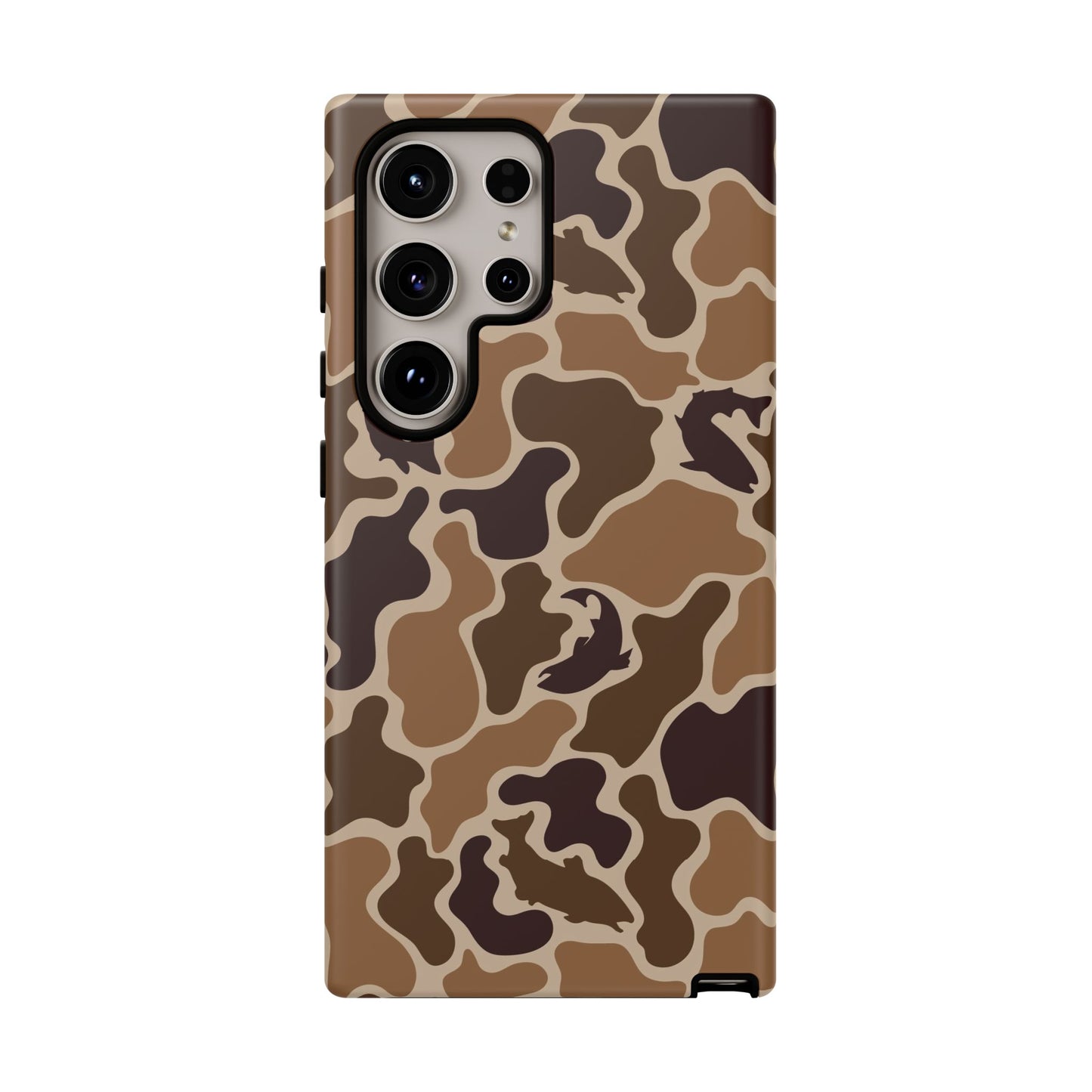 Brown Shark Camo design Tough Cases