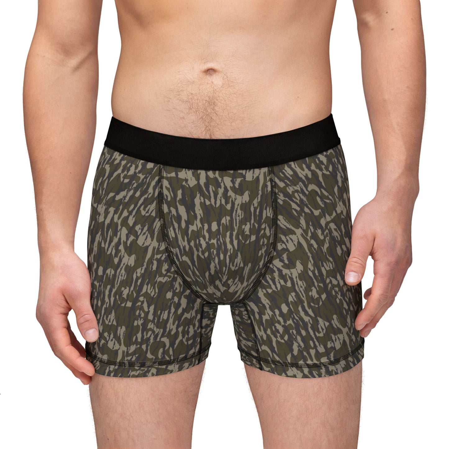 Bottomland Camo Mens Boxer Underwear for Everyday Wear, Great for Gifts, Fitness, Active Lifestyle, Adventure