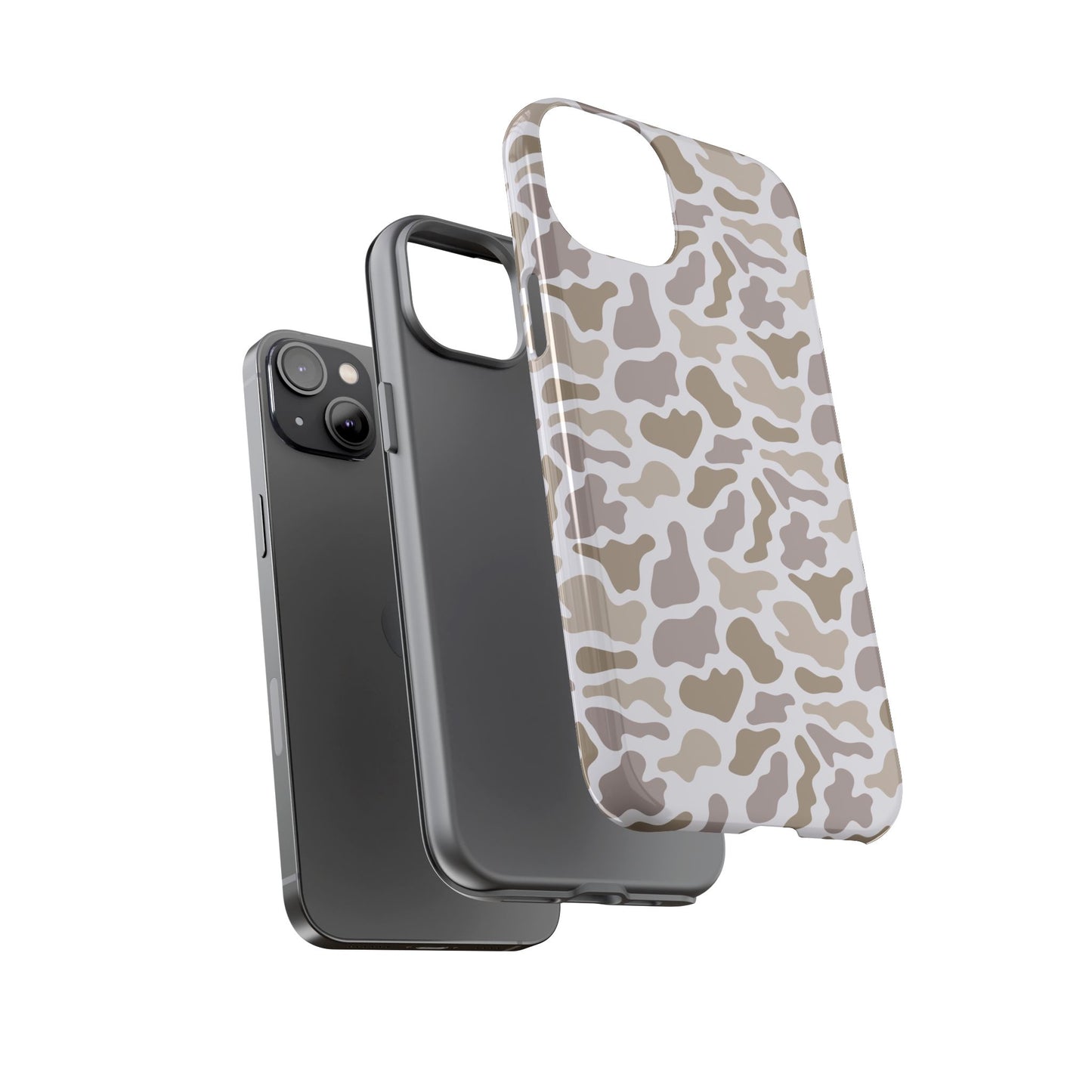 Grey Camo custom design Tough Cases