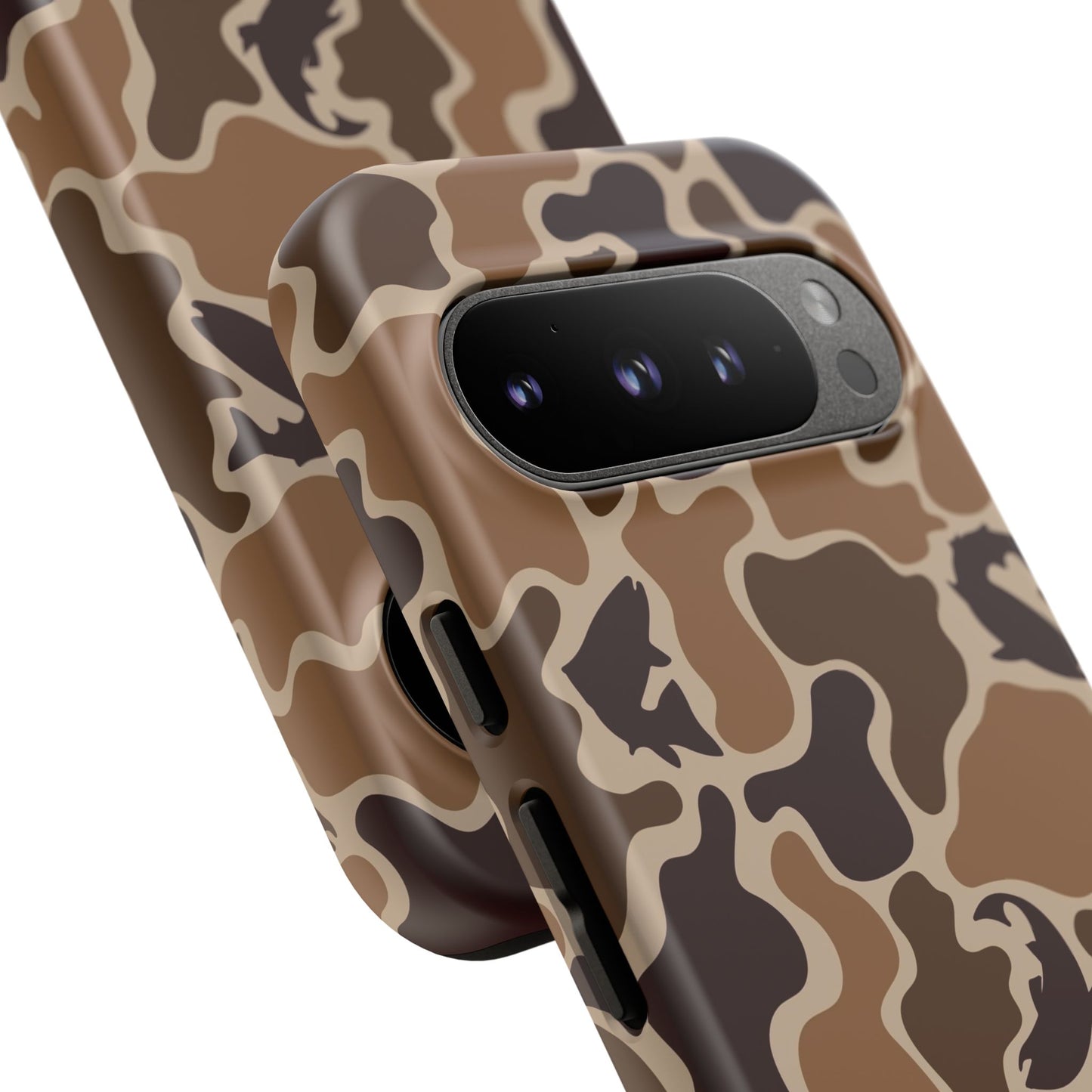 Brown Shark Camo design Tough Cases
