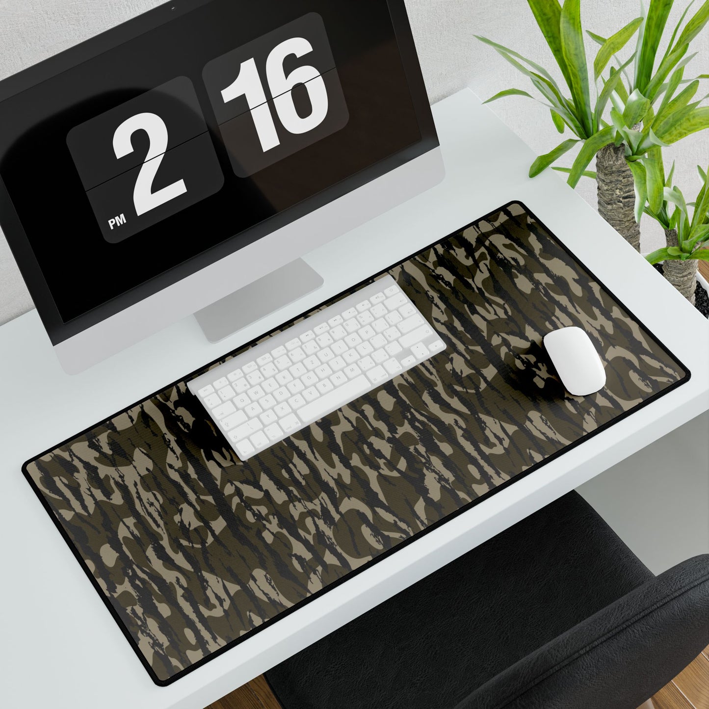 Bottomland Camouflage Desk Mat for Home or Office, Gaming Accessories, Workspaces, Office Decor, Unique Gifts