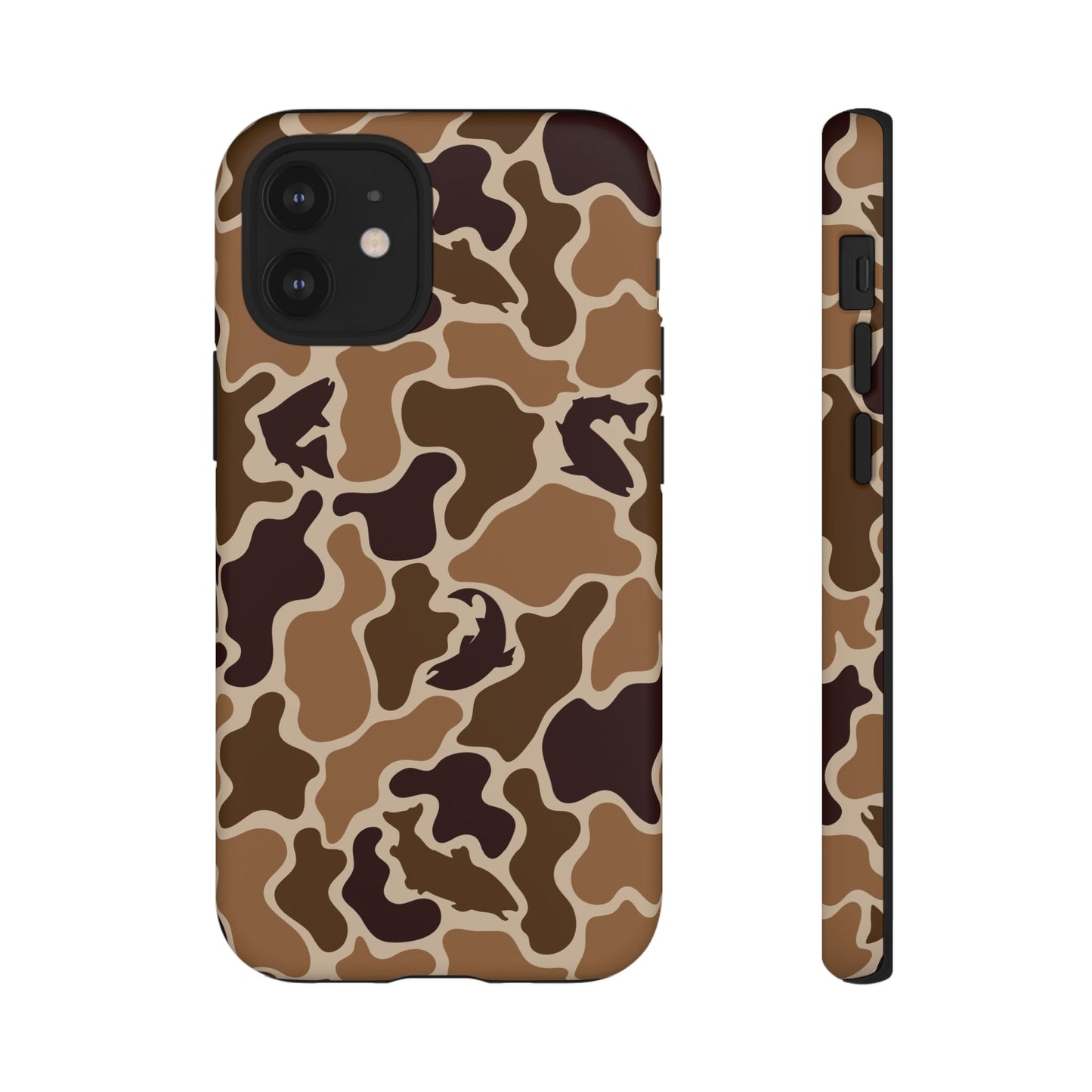 Brown Shark Camo design Tough Cases