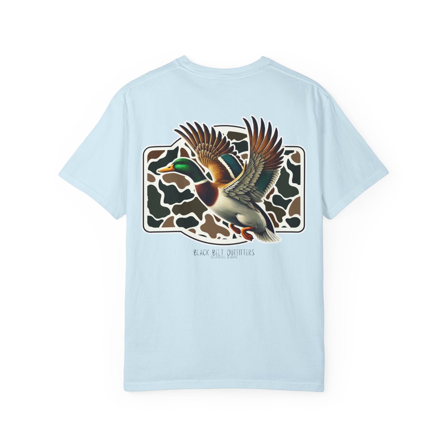 Flying Mallard Duck Unisex T-Shirt, Perfect for Gifts, Father's Day, Golf Events, Casual Wear, Comfortable Tee