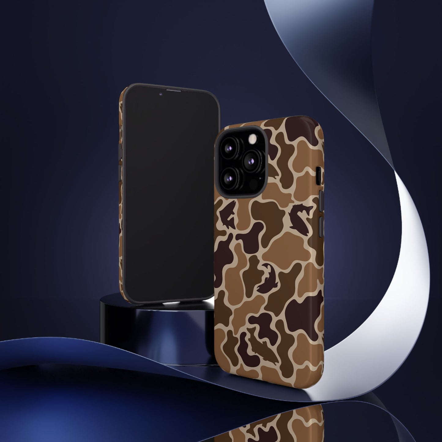 Brown Shark Camo design Tough Cases