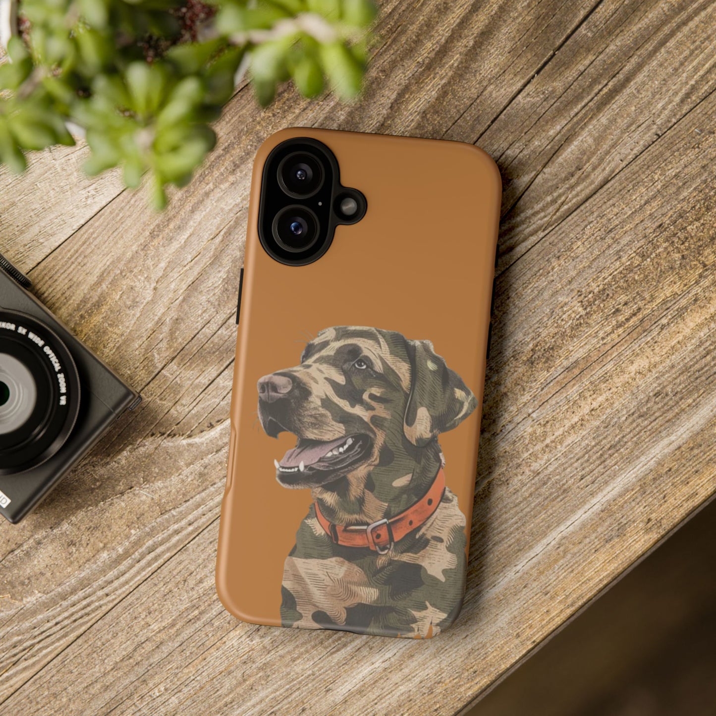 Camo Duck Dog custom design Tough Cases