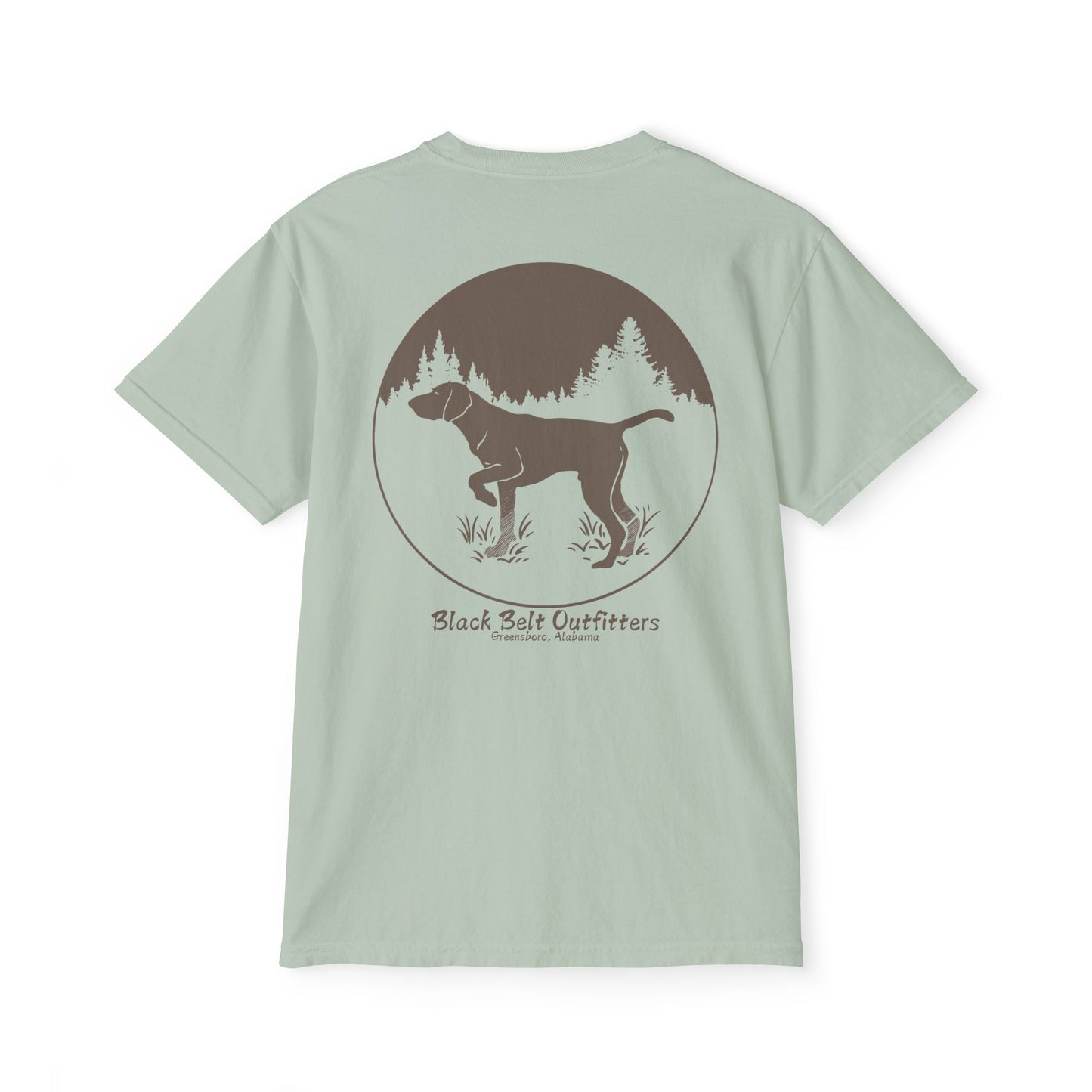 DEER HUNTING DOG (2) Unisex Heavy Cotton Pocket Tee