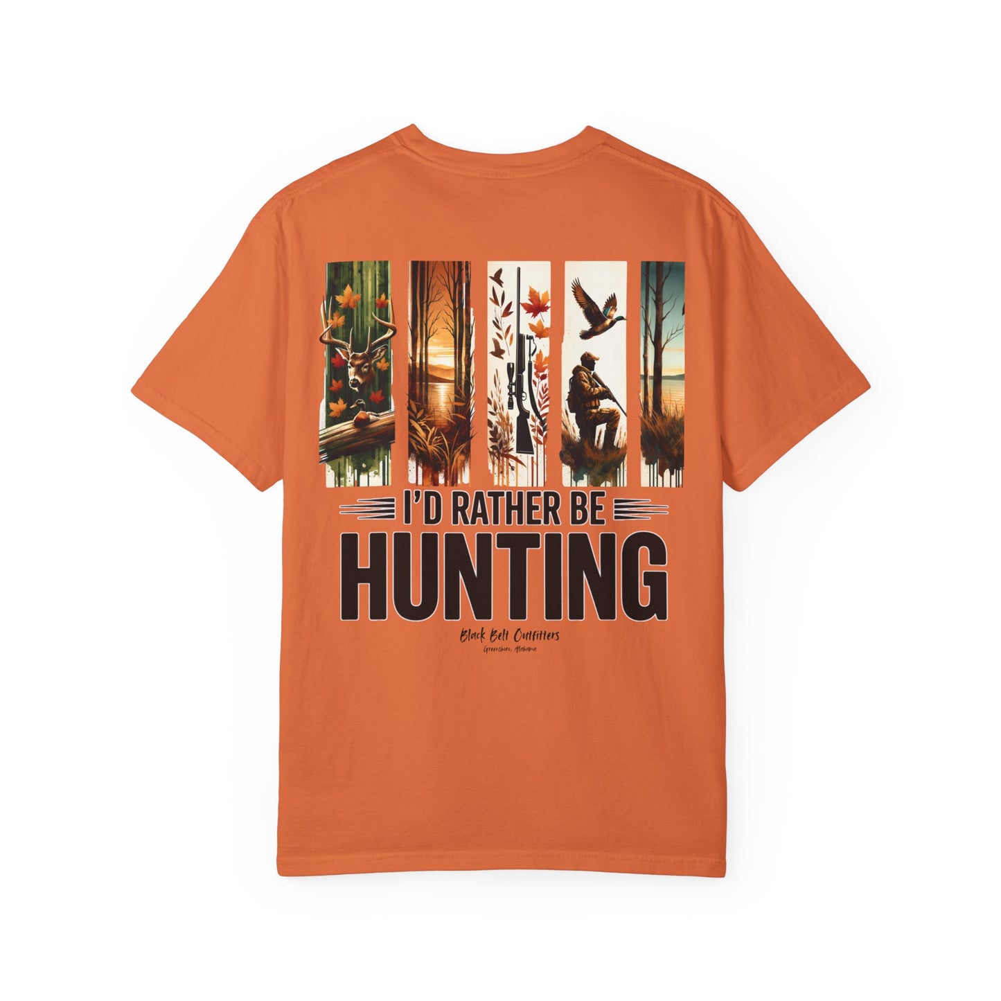 I Would Rather Be Hunting Unisex T-Shirt, Perfect for Gifts, Father's Day, Golf Events, Casual Wear, Comfortable Tee