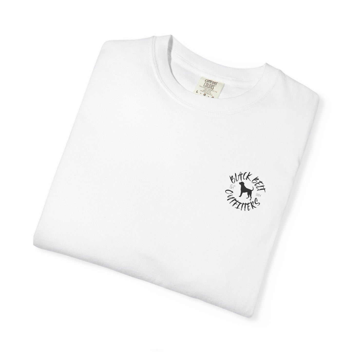 Old School Camo Flying Duck Unisex Garment-Dyed Pocket T-Shirt