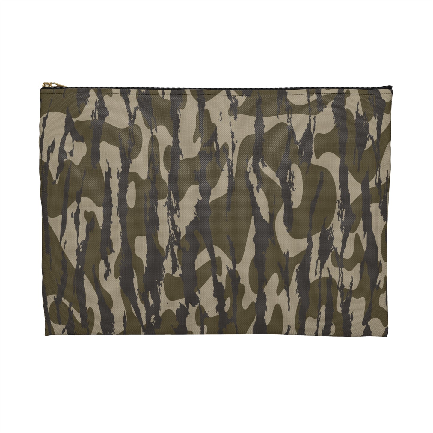 Bottomland Zip Pouch, Stylish Camo Makeup Bag, Travel Organizer, Army Green Zipper Pouch, Gift for Her, Storage Solution