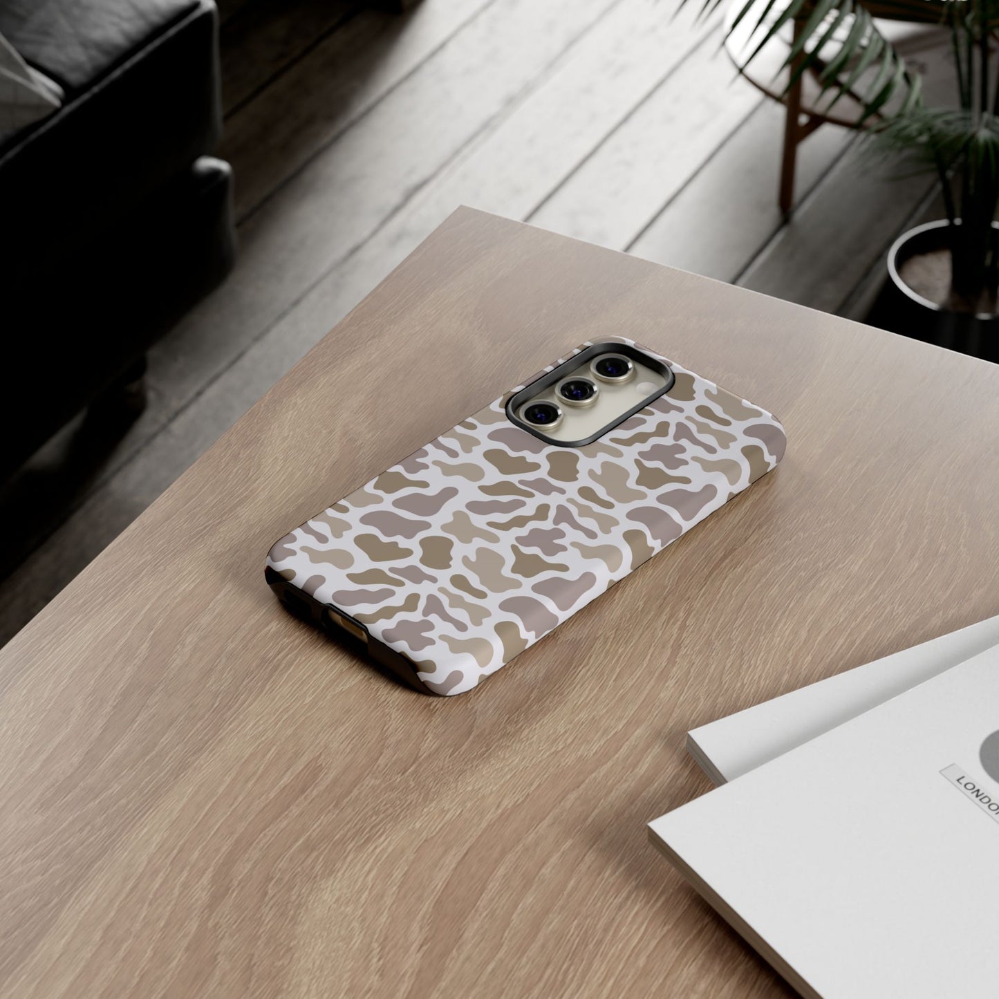 Grey Camo custom design Tough Cases
