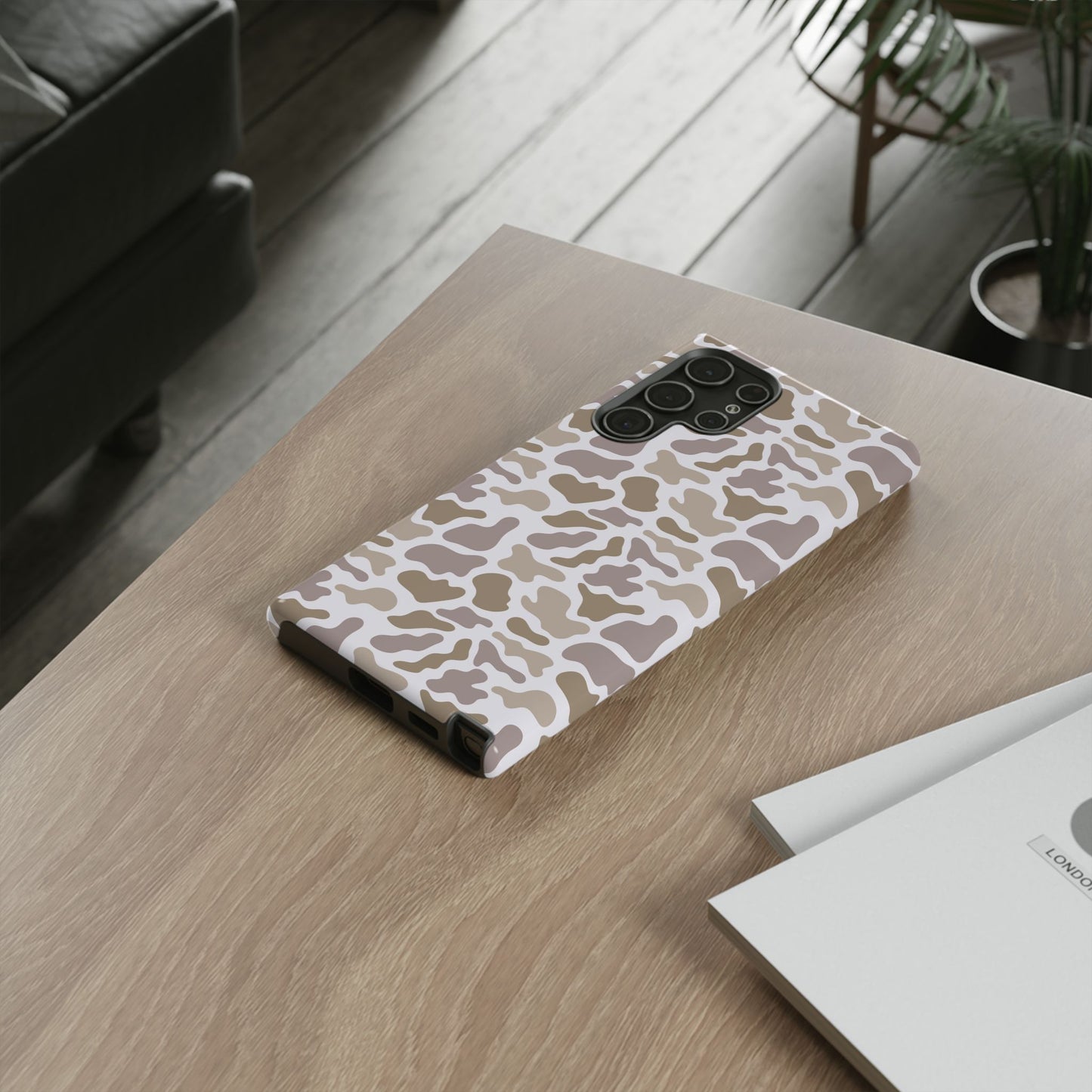 Grey Camo custom design Tough Cases