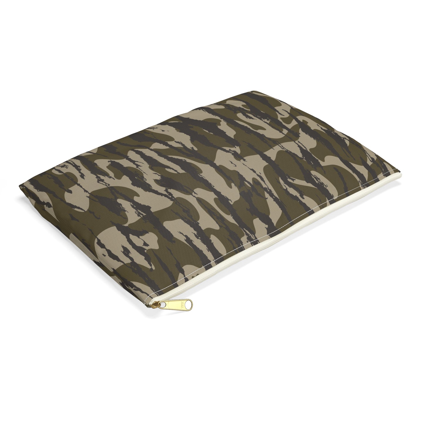 Bottomland Zip Pouch, Stylish Camo Makeup Bag, Travel Organizer, Army Green Zipper Pouch, Gift for Her, Storage Solution