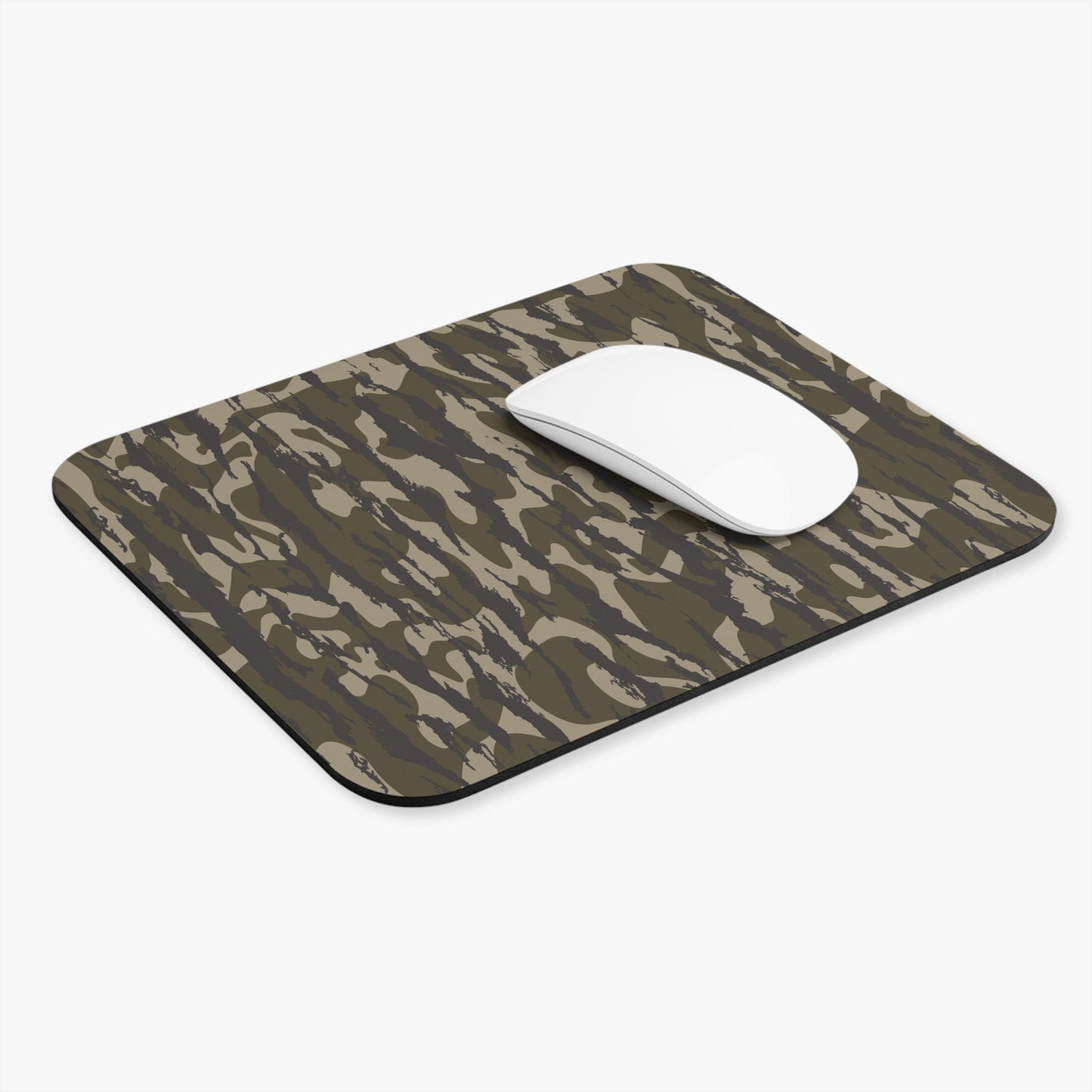 Bottomland Camo Mouse Pad, Stylish Desk Accessory for Gamers, Military Theme, Gift for Him, Office Decor, Nature Lover Gift