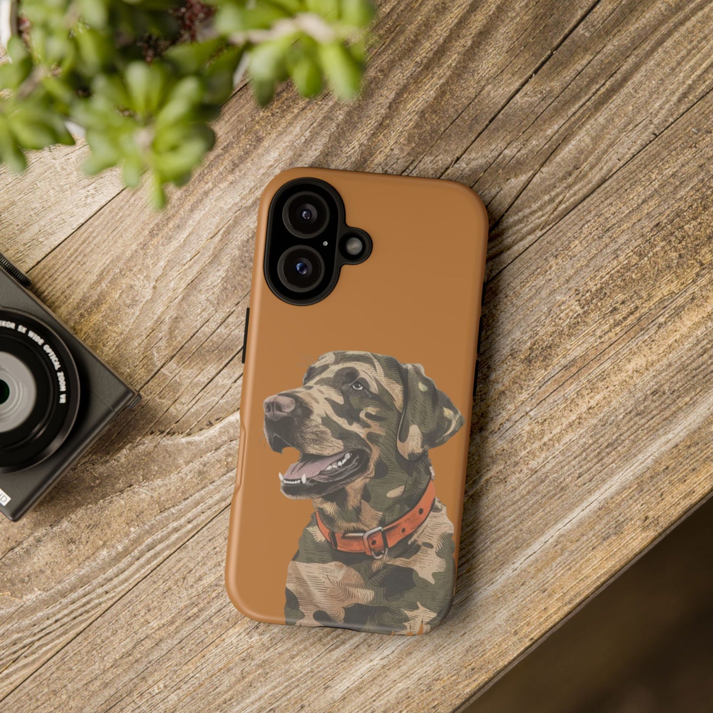 Camo Duck Dog custom design Tough Cases